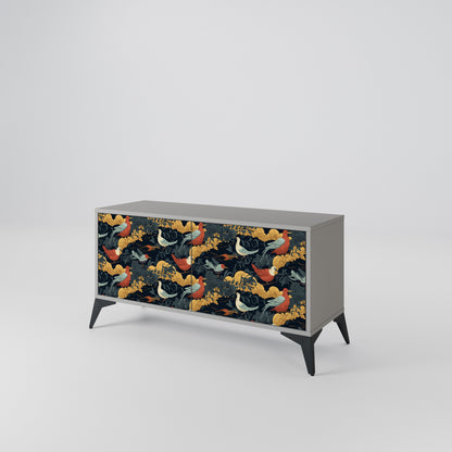 FOWLY DAZE Kompaktes 2-türiges TV-Lowboard