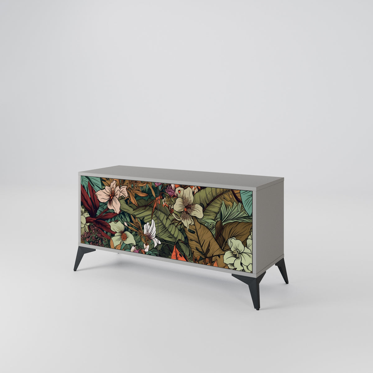 BOTANICAL EMERGENCE Kompaktes 2-türiges TV-Lowboard