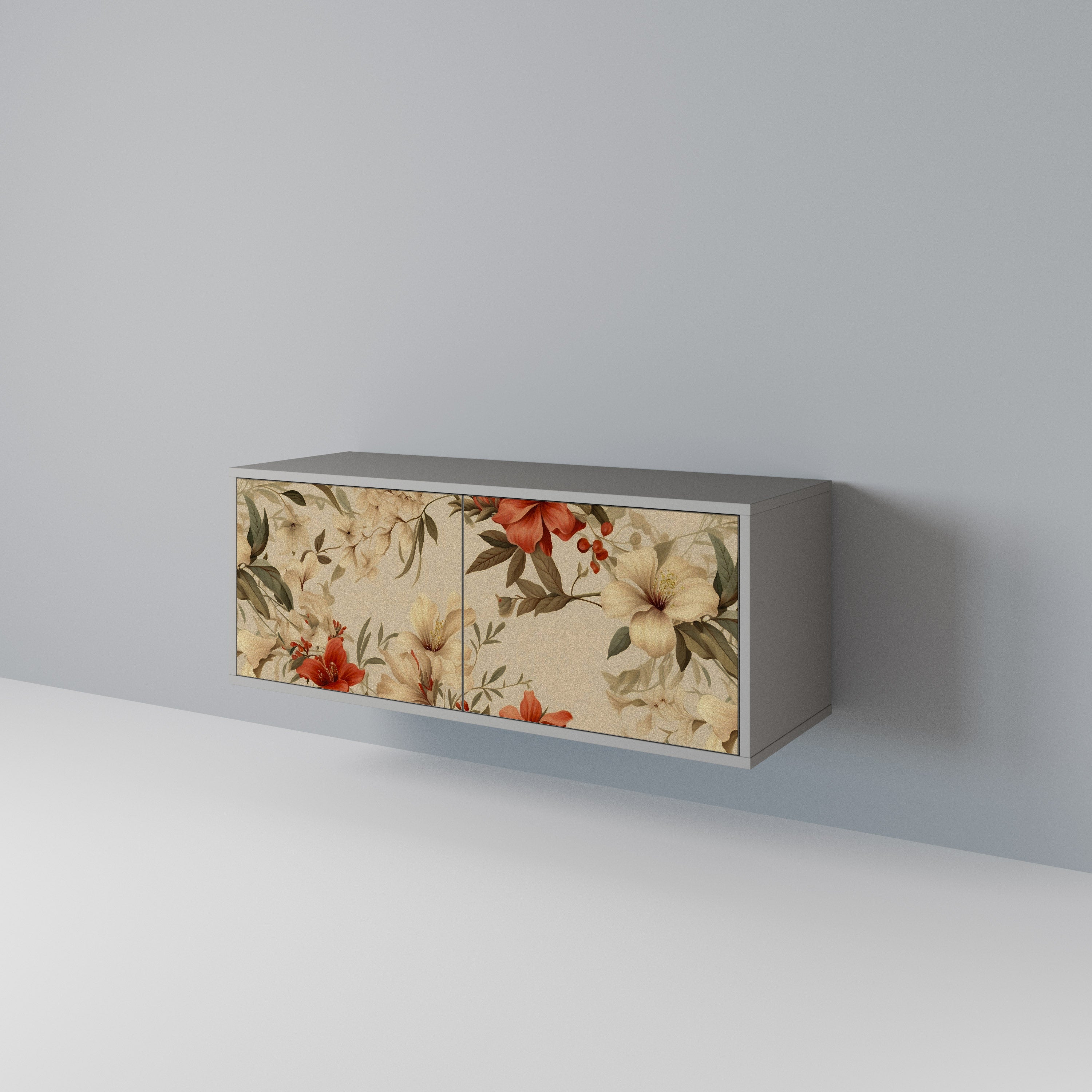 BLOOMING HARMONY Kompaktes 2-türiges TV-Lowboard