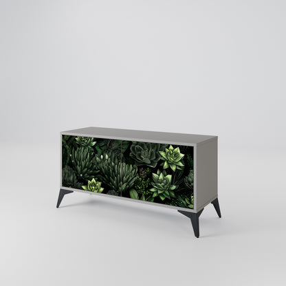 SUCCULENT JUNGLE Kompaktes 2-türiges TV-Lowboard