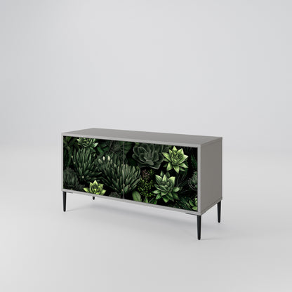 SUCCULENT JUNGLE Kompaktes 2-türiges TV-Lowboard