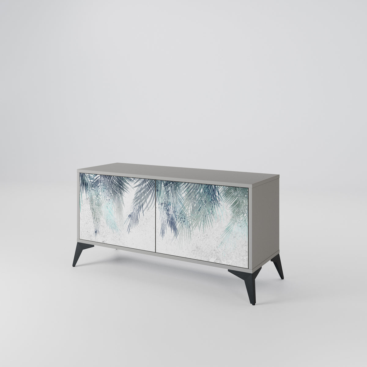 PALM VEIL Compact 2-Door TV Cabinet