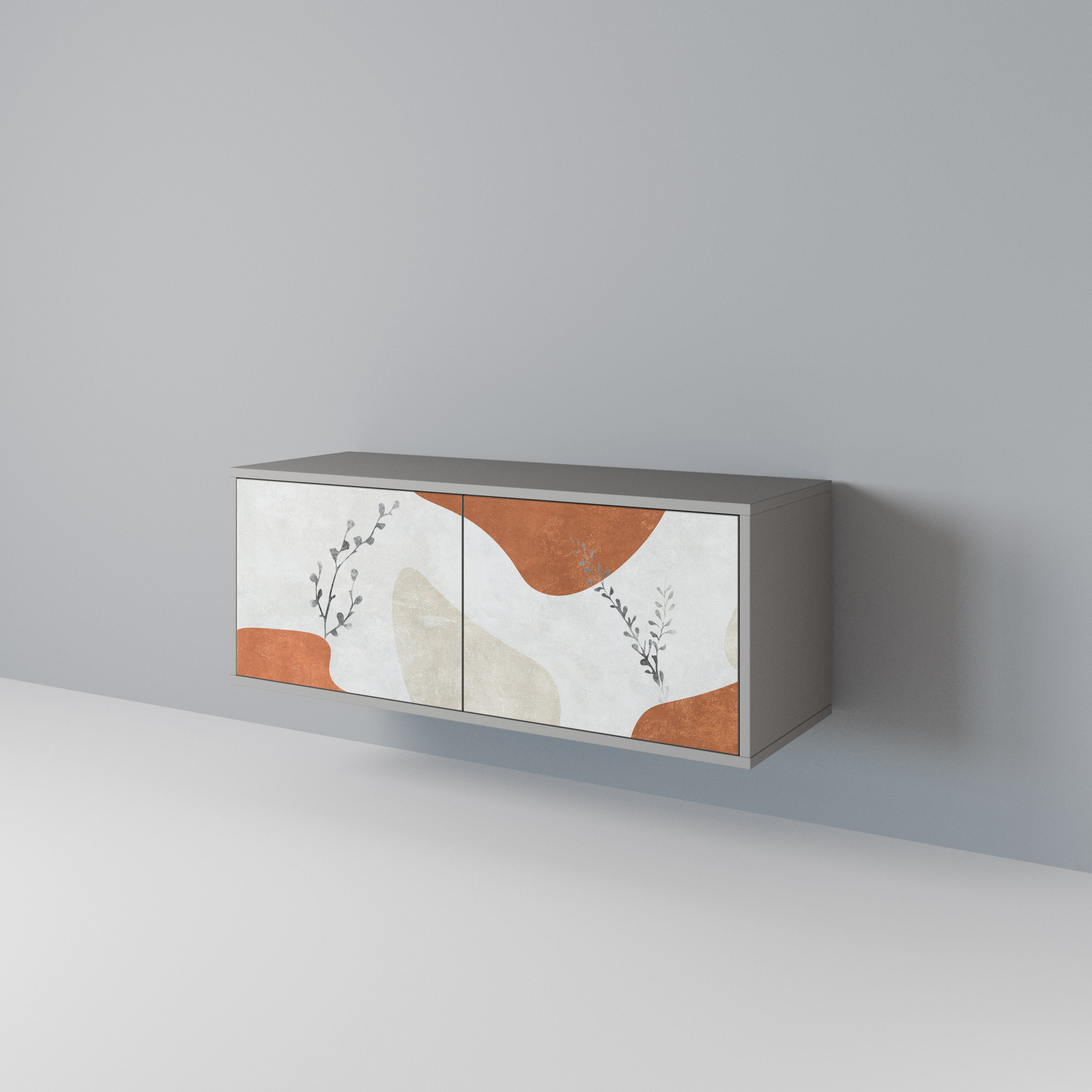 TRANQUIL TWIG Kompaktes 2-türiges TV-Lowboard