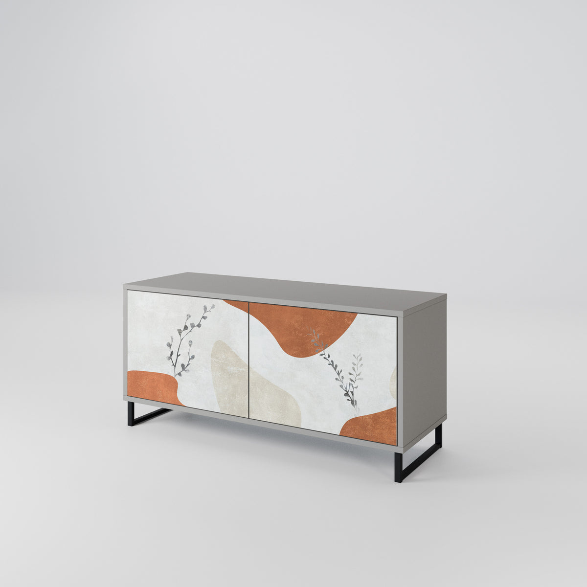 TRANQUIL TWIG Compact 2-Door TV Cabinet