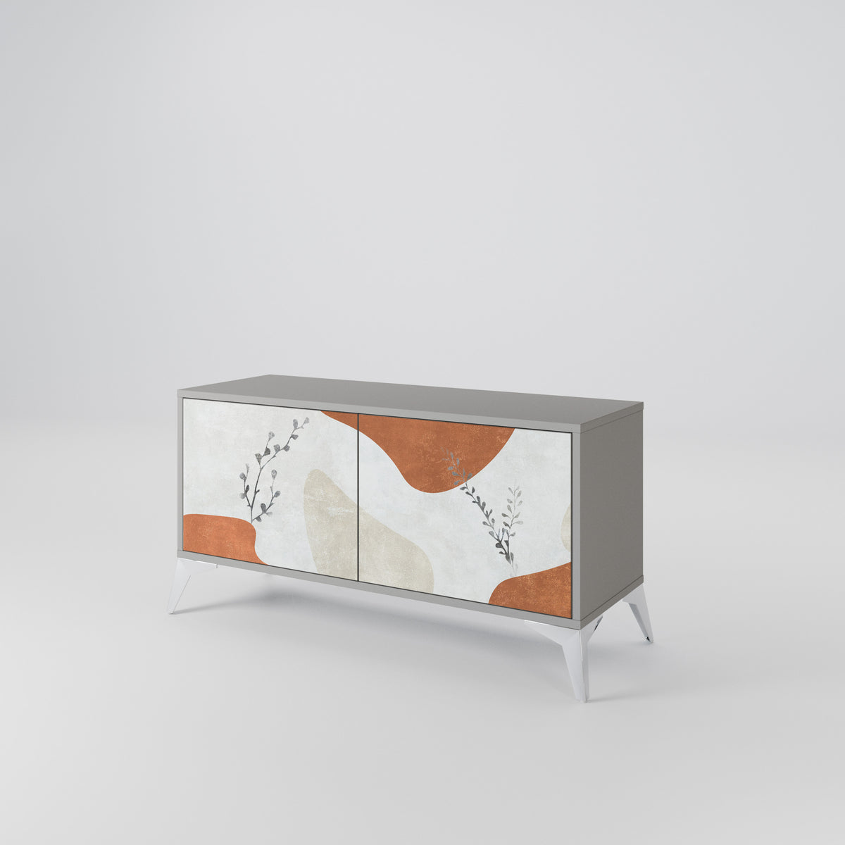 TRANQUIL TWIG Compact 2-Door TV Cabinet