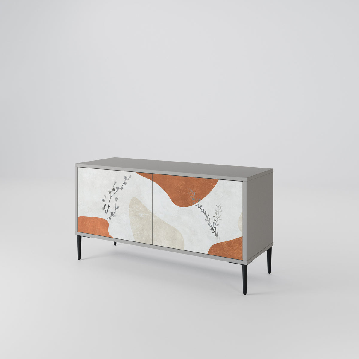 TRANQUIL TWIG Compact 2-Door TV Cabinet