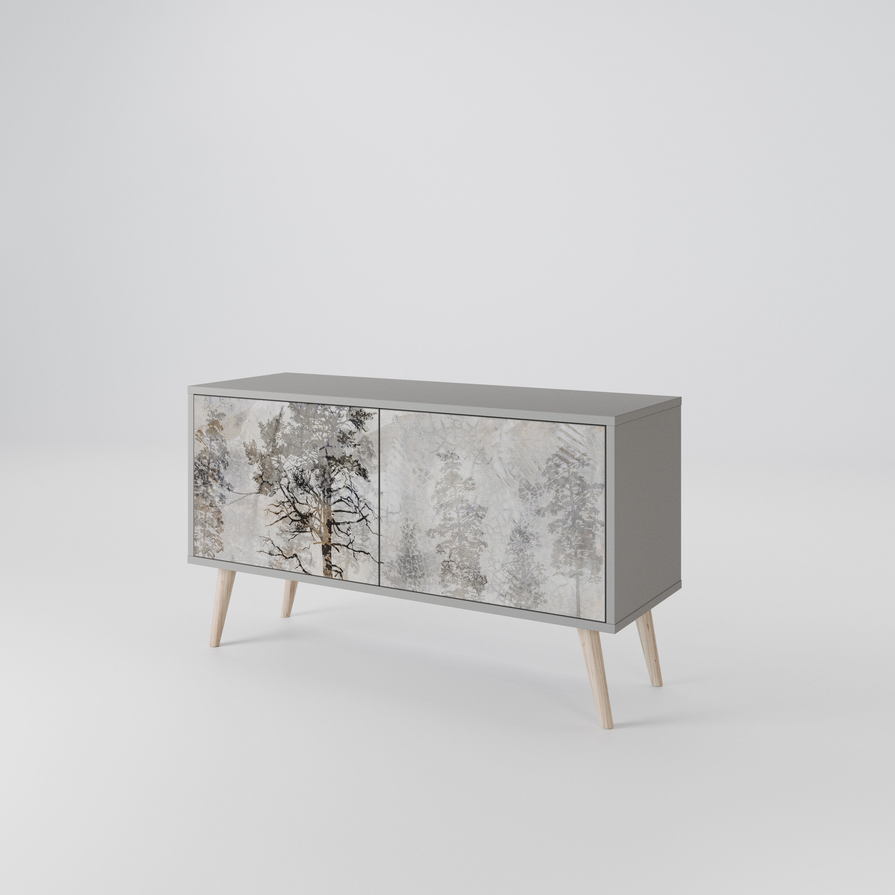 FADE IN THE TREES Kompaktes 2-türiges TV-Lowboard