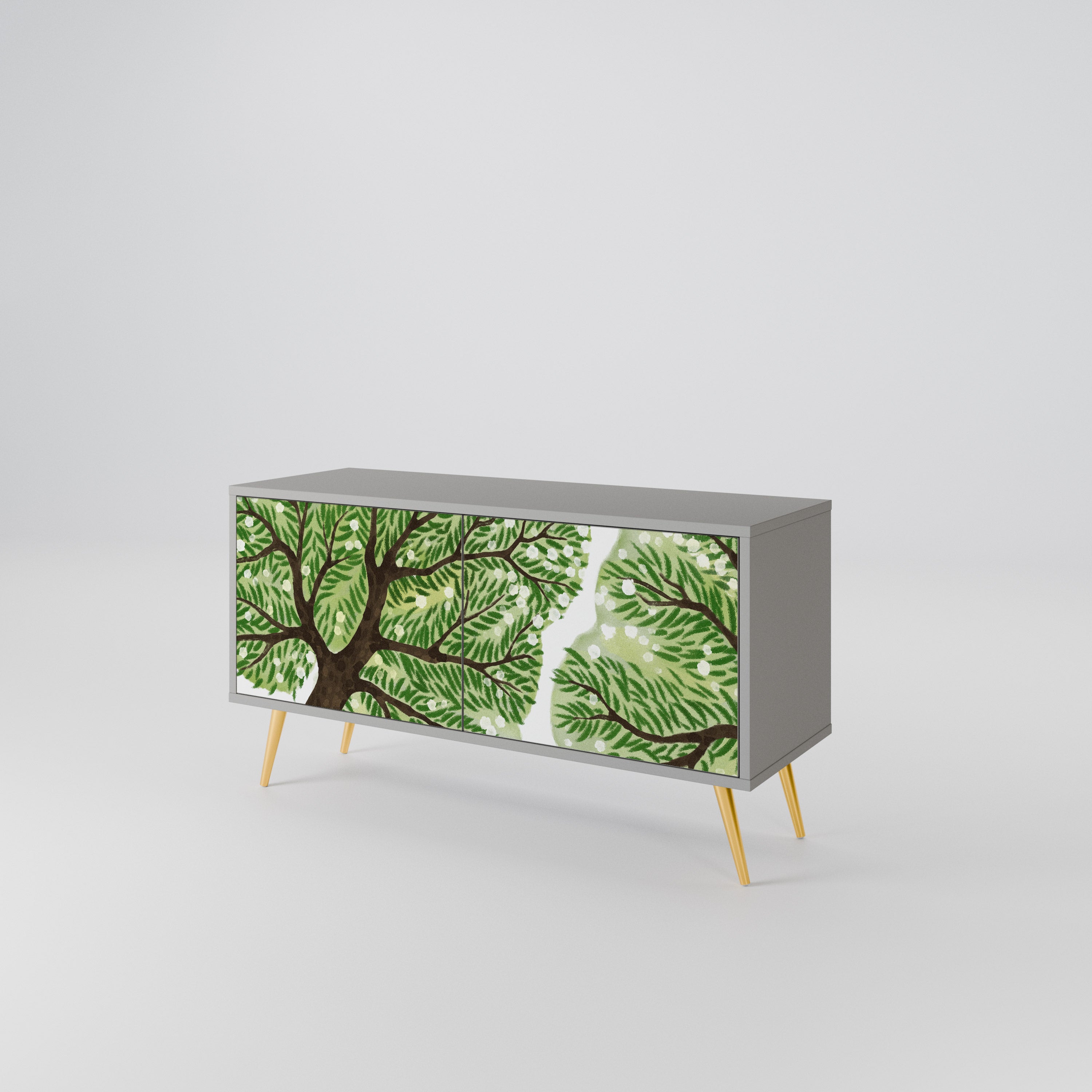 WILDERNESS DASH Kompaktes 2-türiges TV-Lowboard