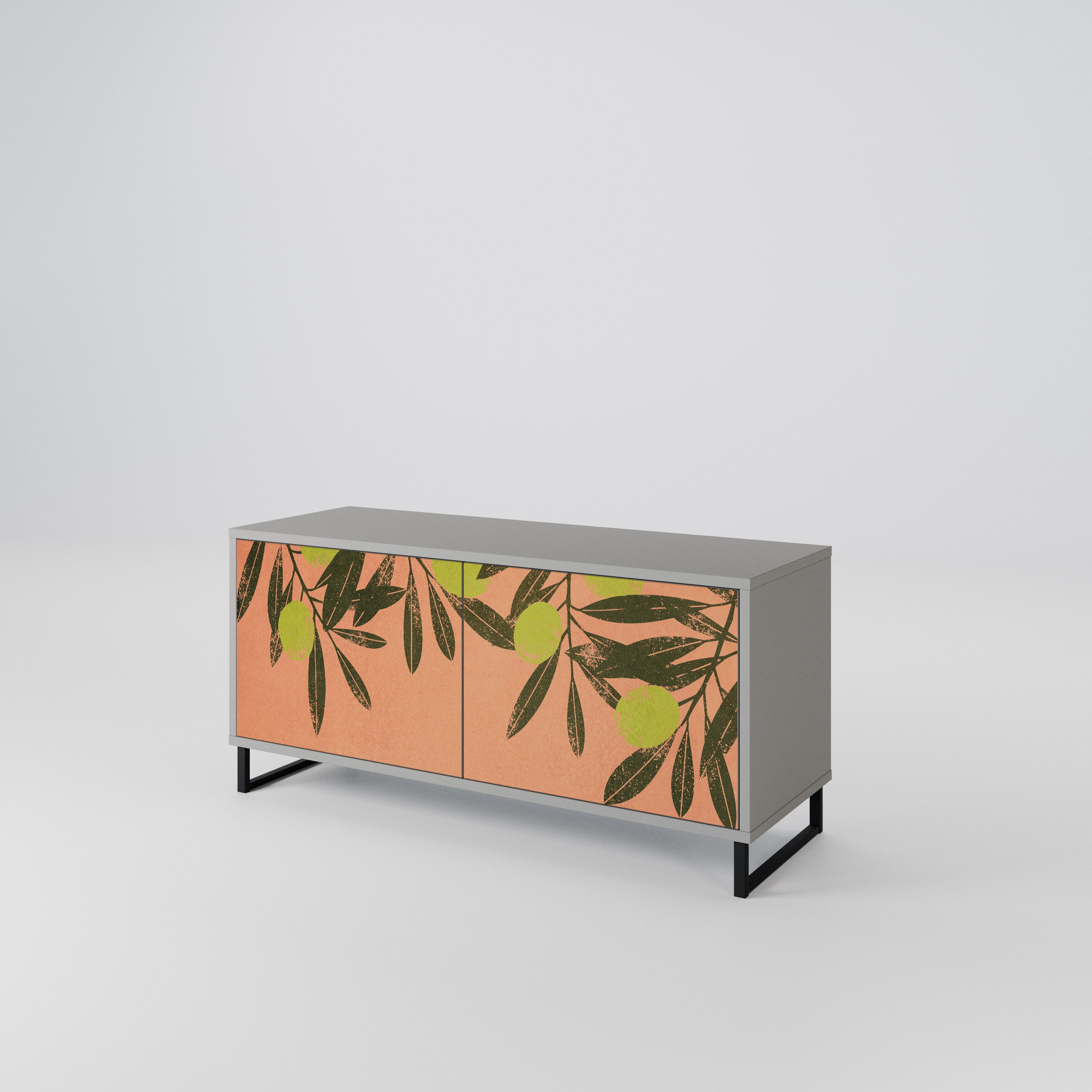 JUICY OLIVES Compact 2-Door TV Cabinet