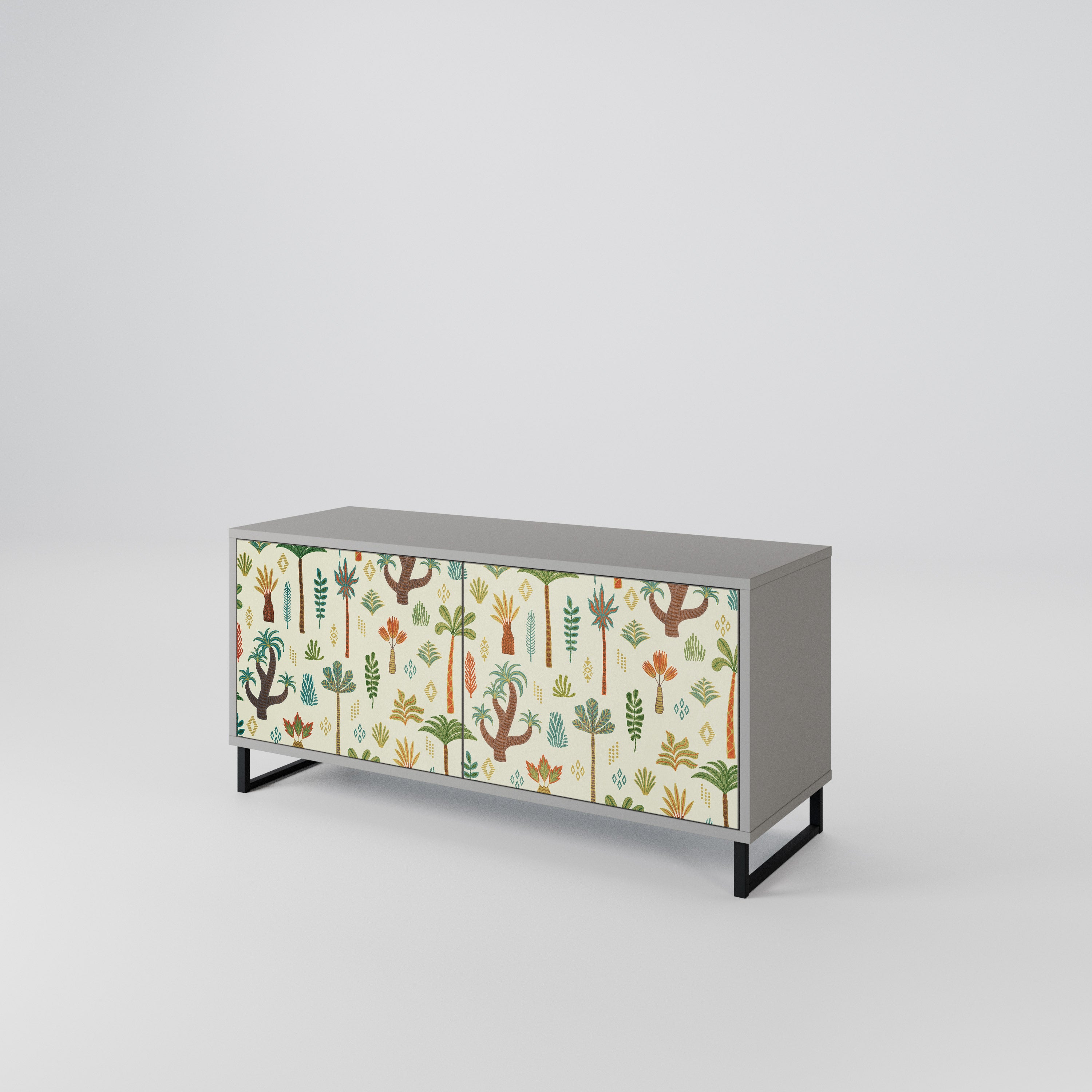 PALM SPRING Kompaktes 2-türiges TV-Lowboard