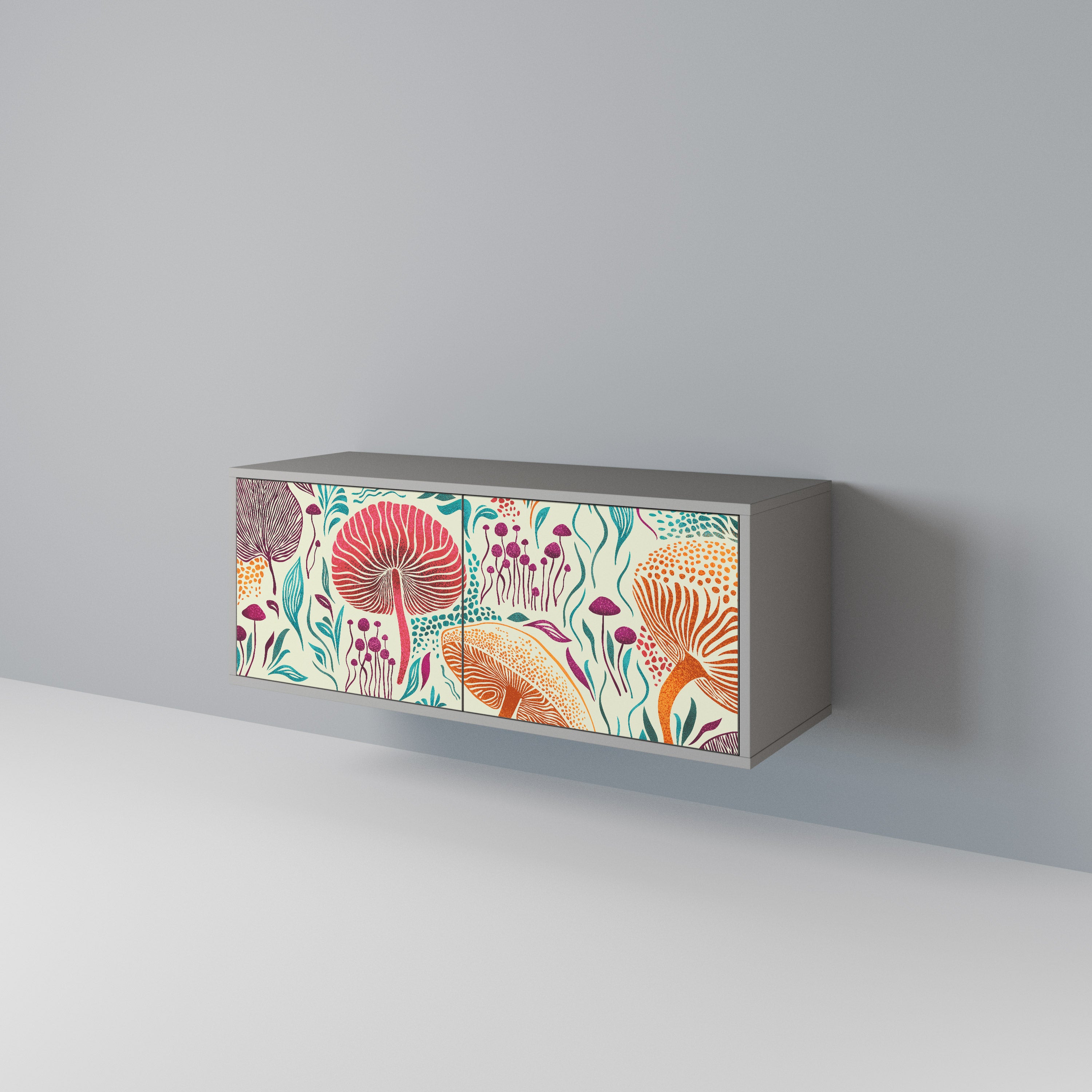 FUNGUS FANTASY Kompaktes 2-türiges TV-Lowboard