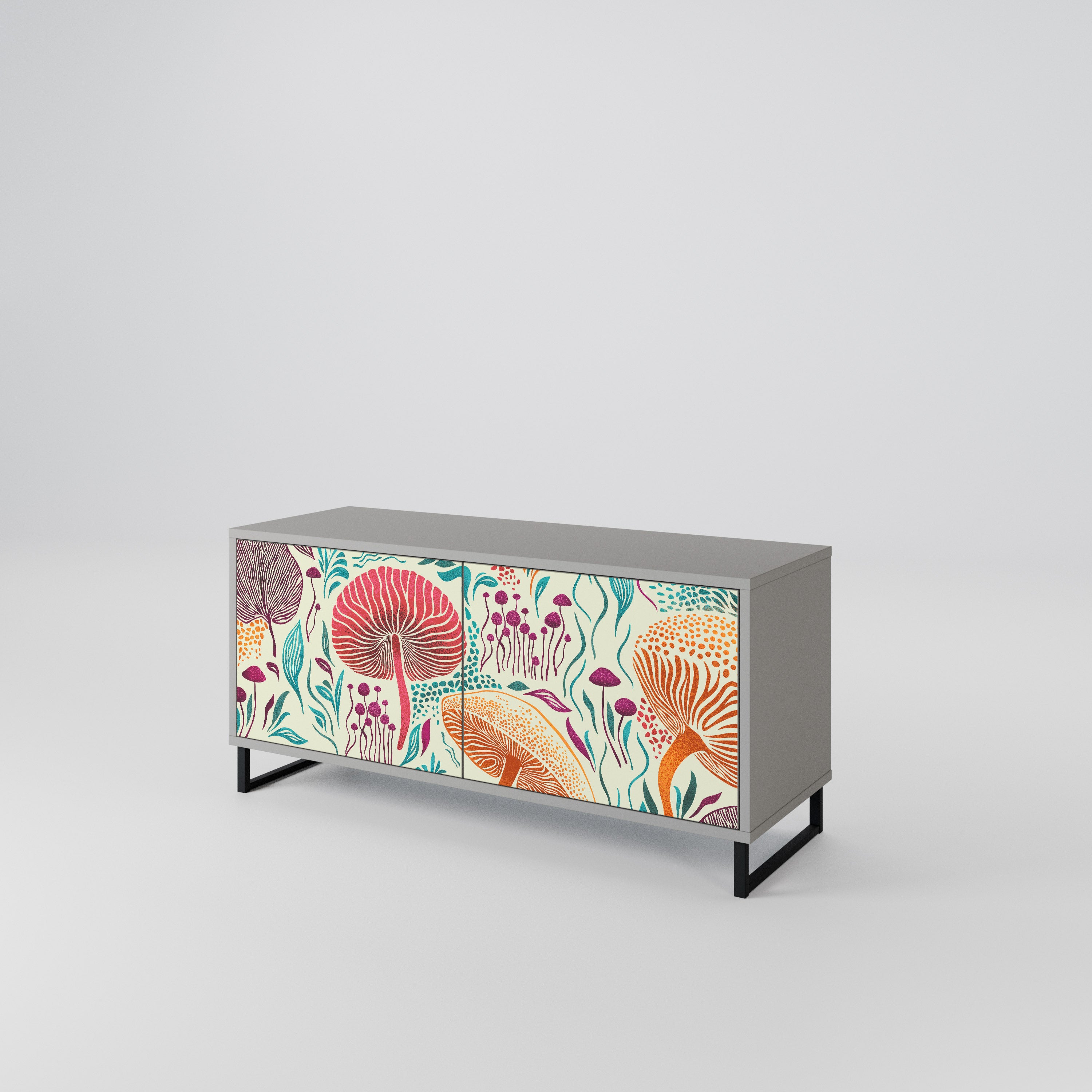 FUNGUS FANTASY Kompaktes 2-türiges TV-Lowboard