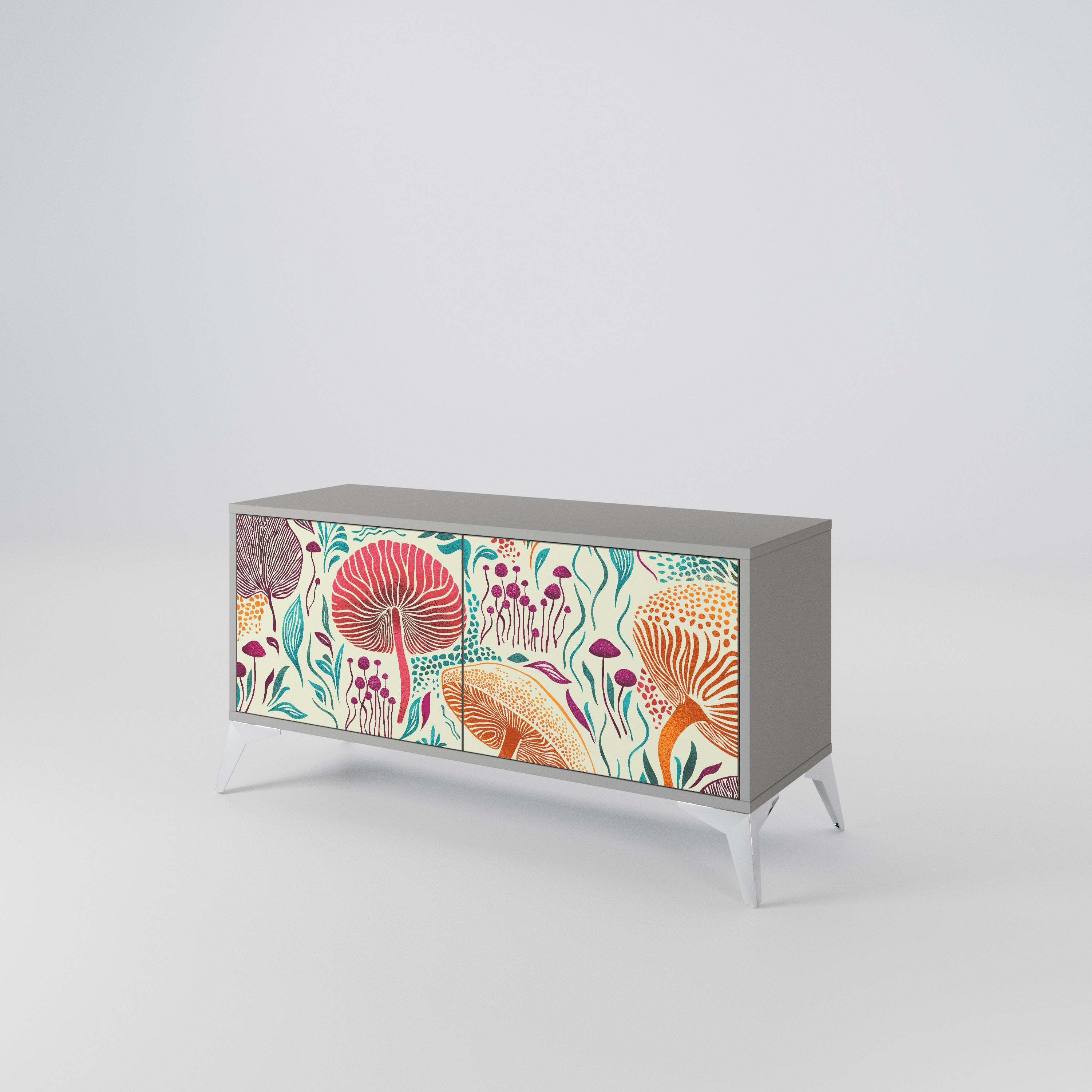 FUNGUS FANTASY Kompaktes 2-türiges TV-Lowboard
