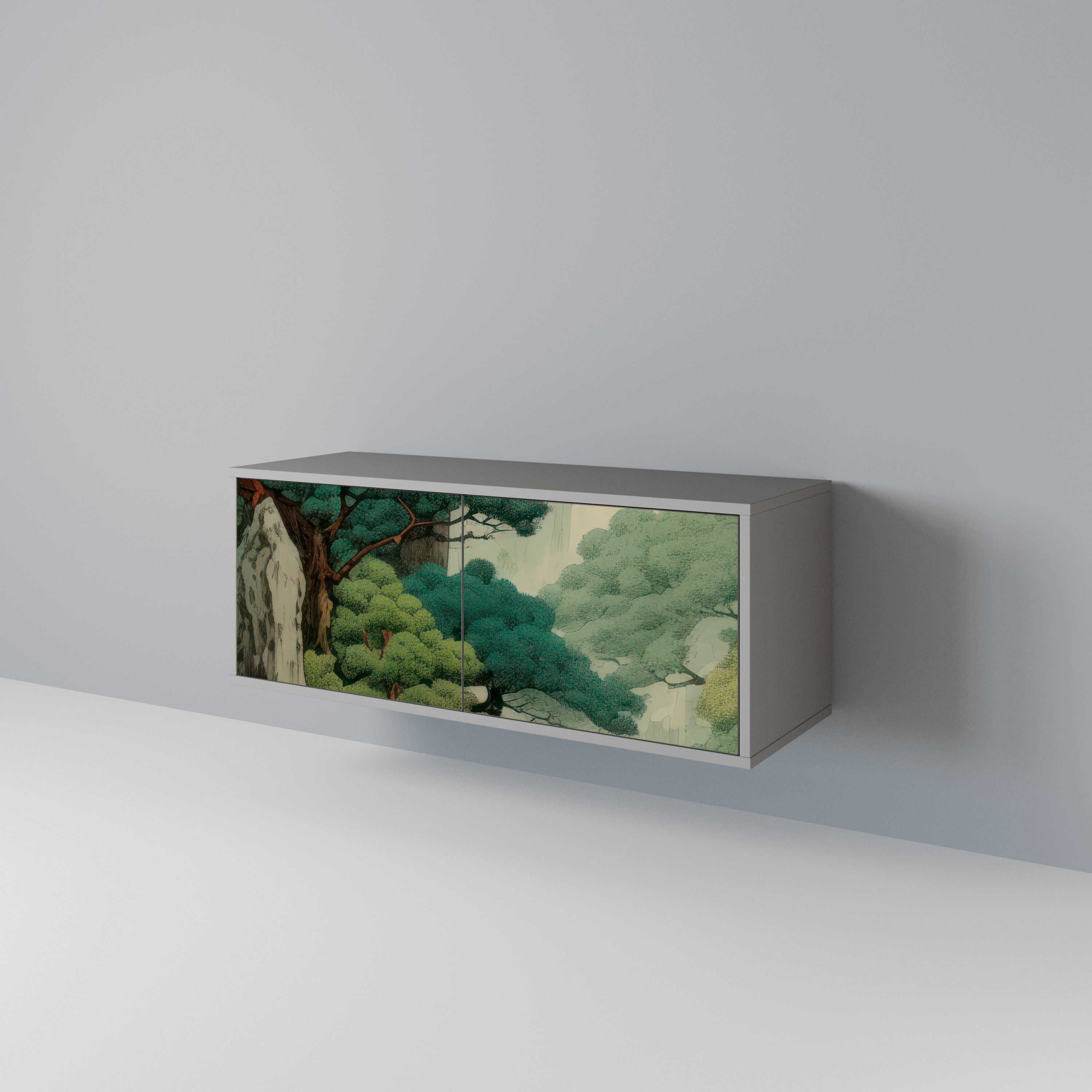 VERDURE ABYSS Kompaktes 2-türiges TV-Lowboard