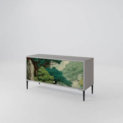 VERDURE ABYSS Kompaktes 2-türiges TV-Lowboard