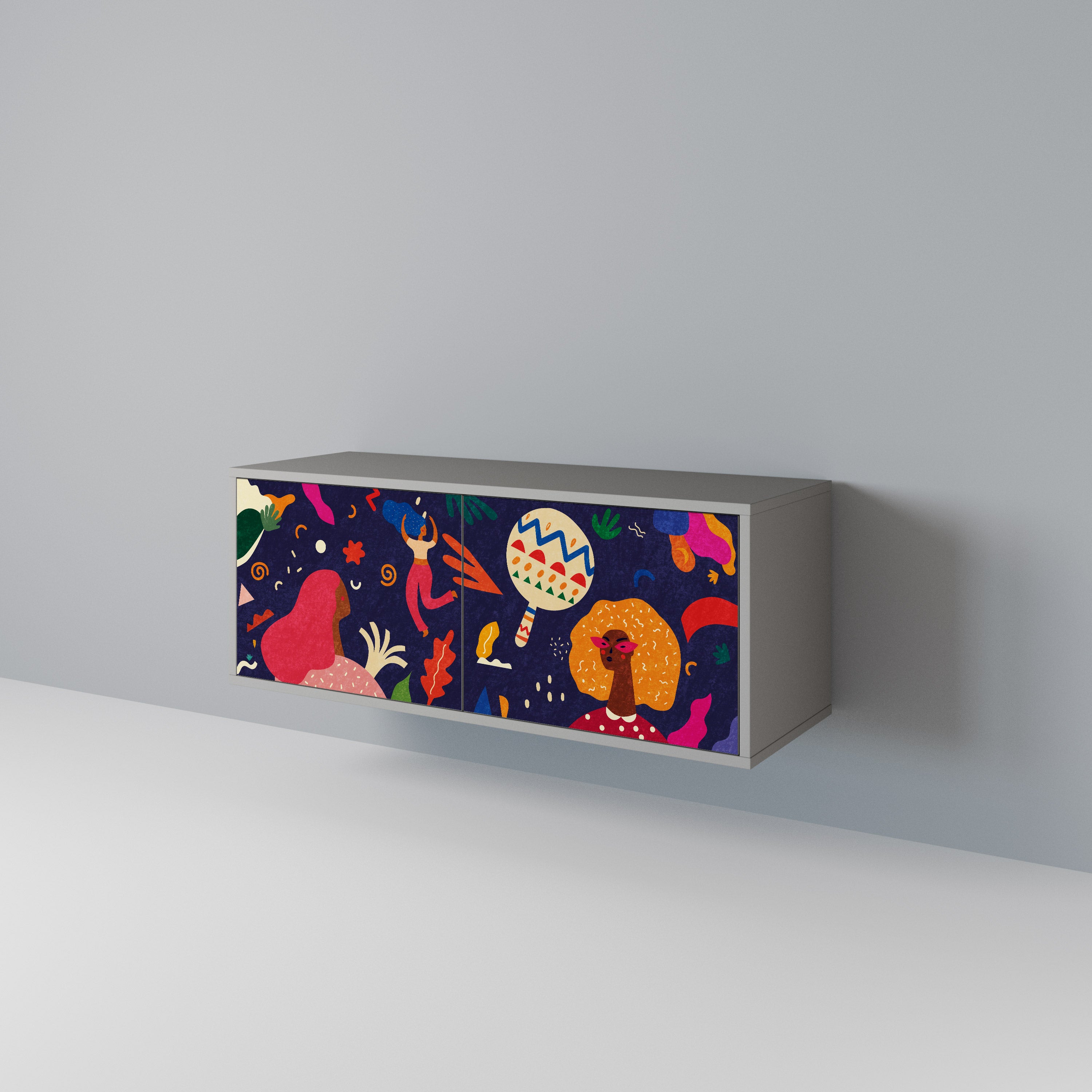 FESTIVE PLEASURES Kompaktes 2-türiges TV-Lowboard