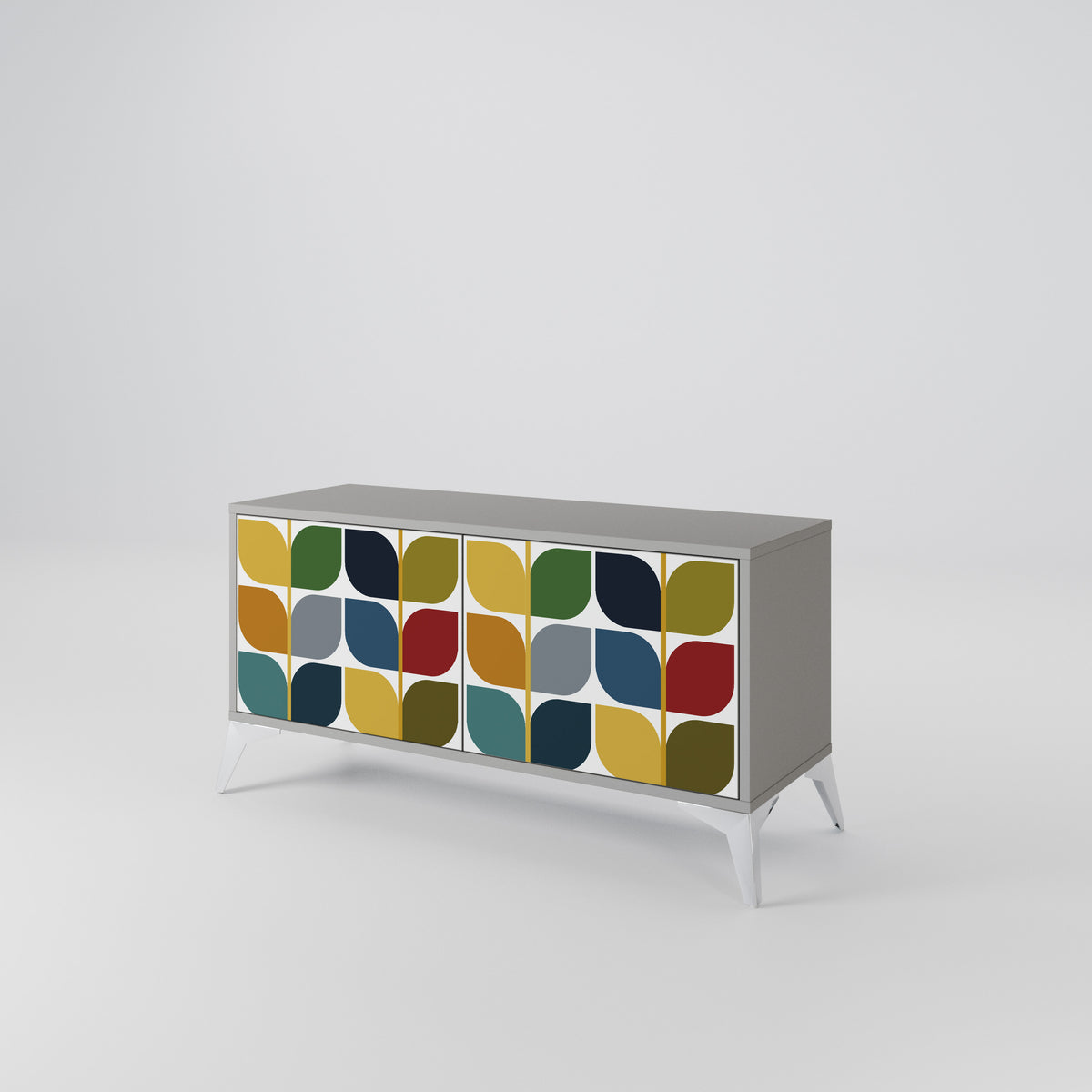 WEIGHTLESS HOURS Compact 2-Door TV Cabinet