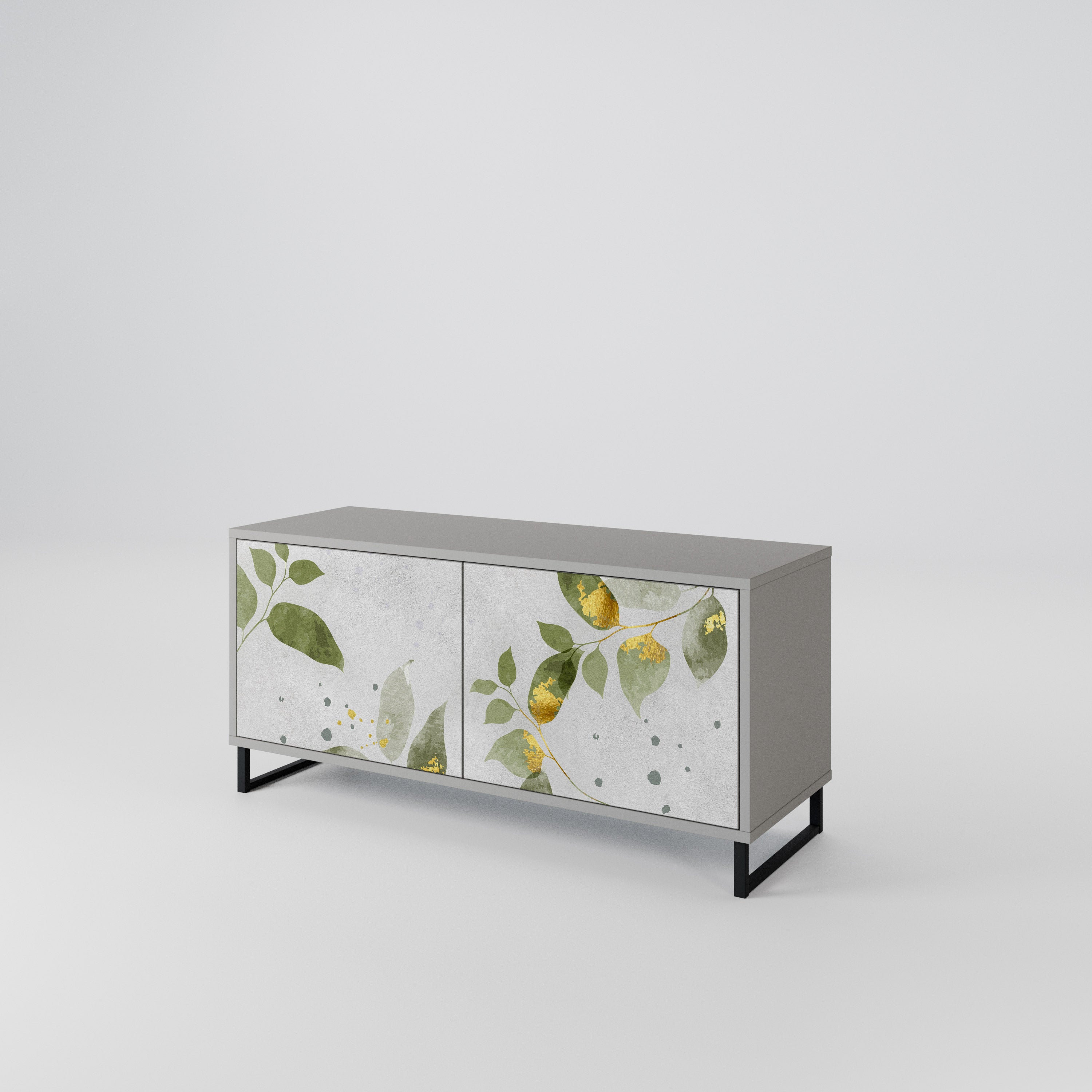 ELEGANT BOTANICS Compact 2-Door TV Cabinet