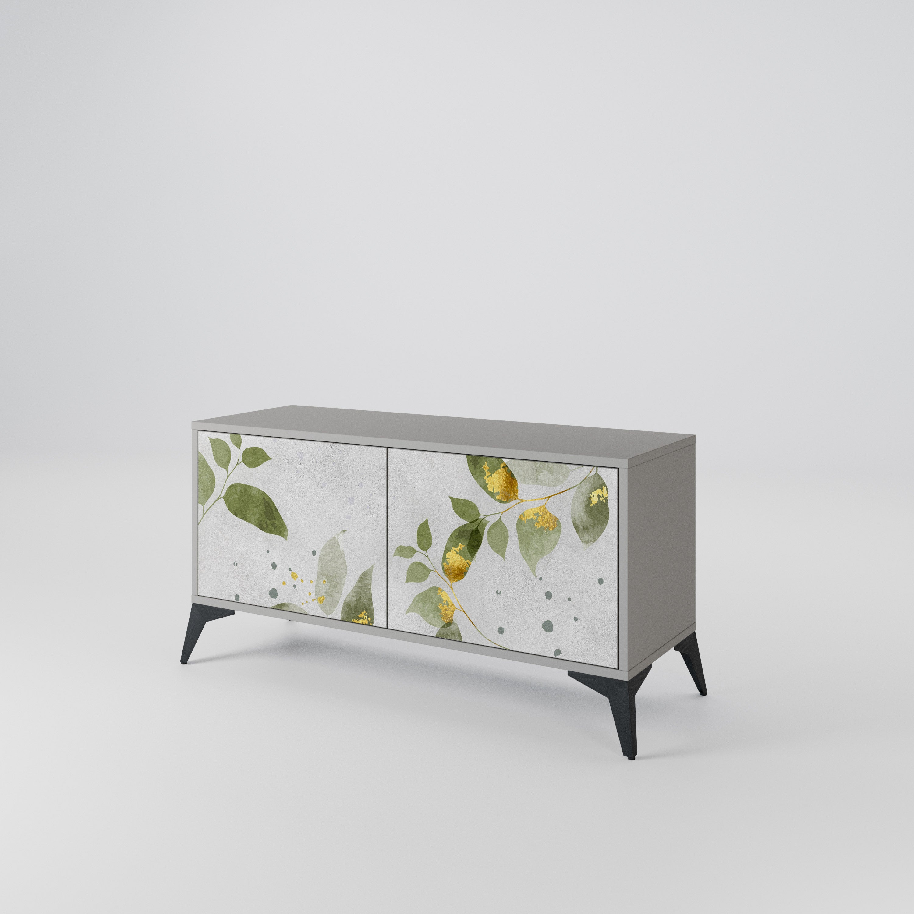 ELEGANT BOTANICS Compact 2-Door TV Cabinet