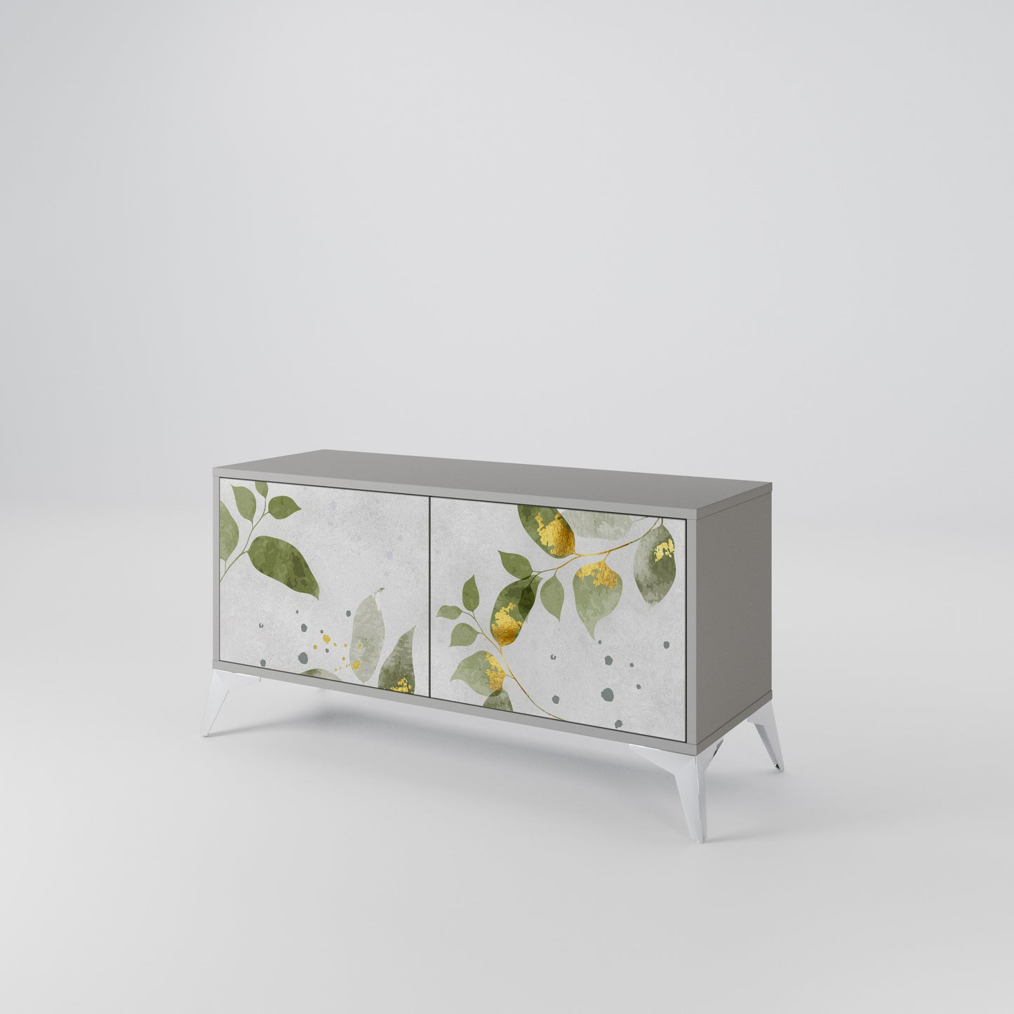 ELEGANT BOTANICS Kompaktes 2-türiges TV-Lowboard