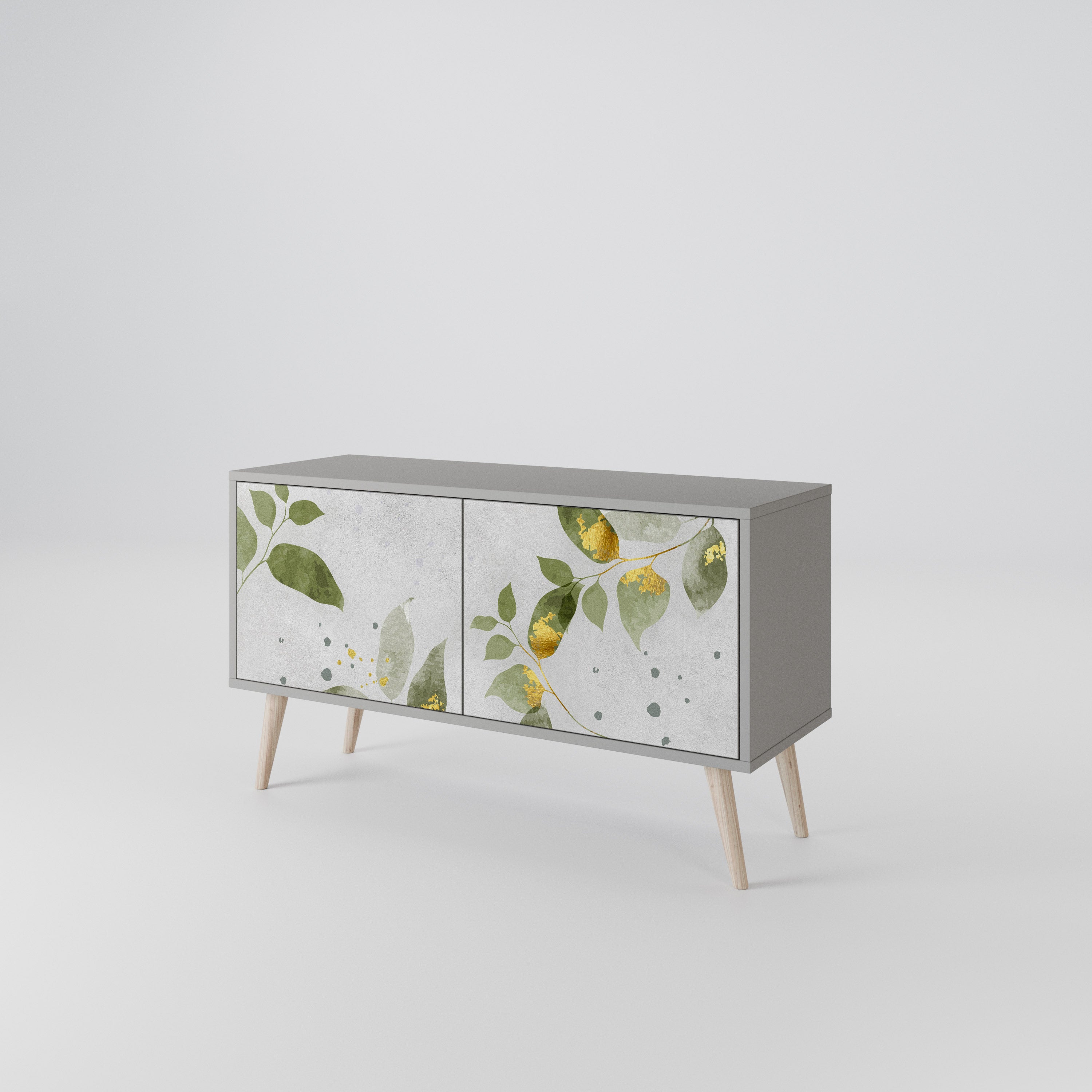 ELEGANT BOTANICS Compact 2-Door TV Cabinet