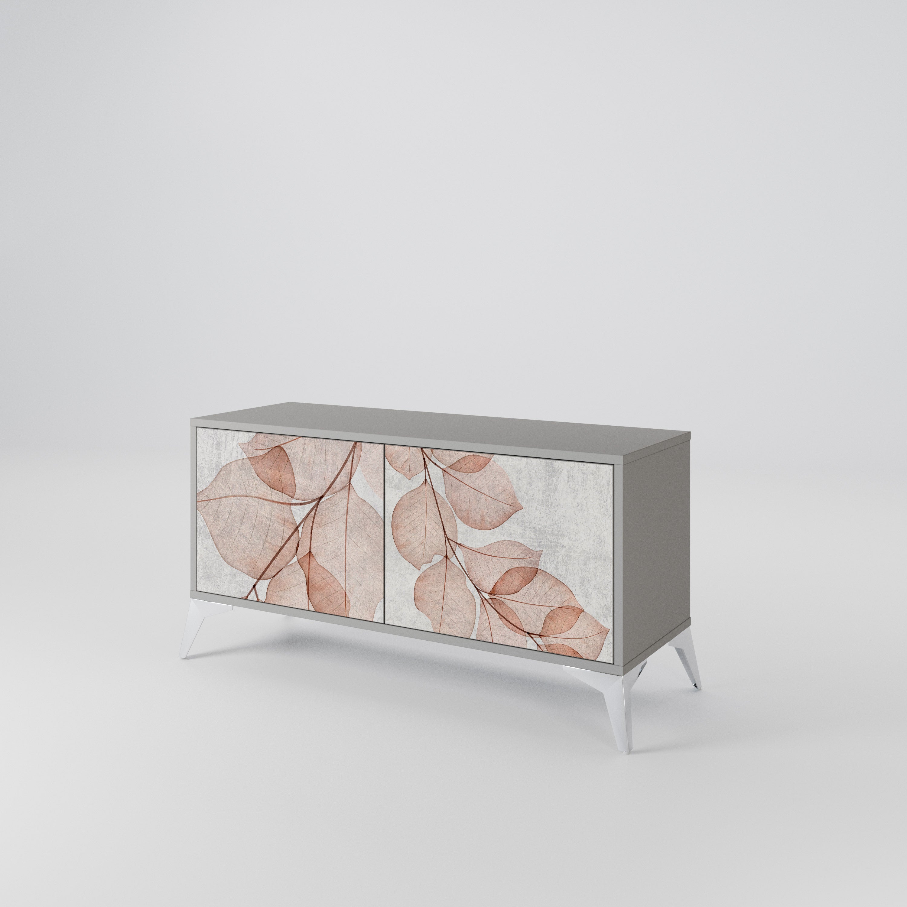 AUTUMN FRAGILITY Compact 2-Door TV Cabinet