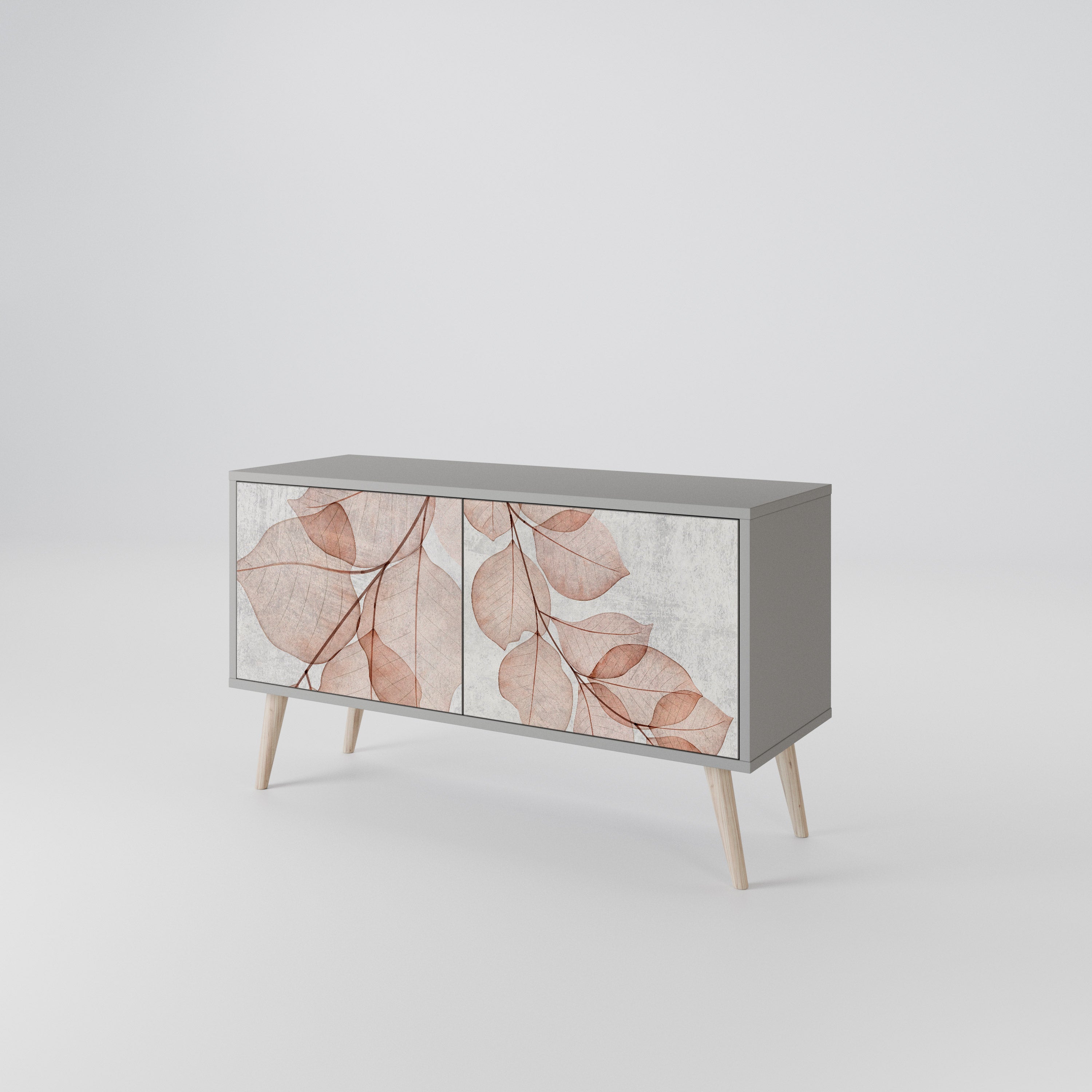 AUTUMN FRAGILITY Compact 2-Door TV Cabinet