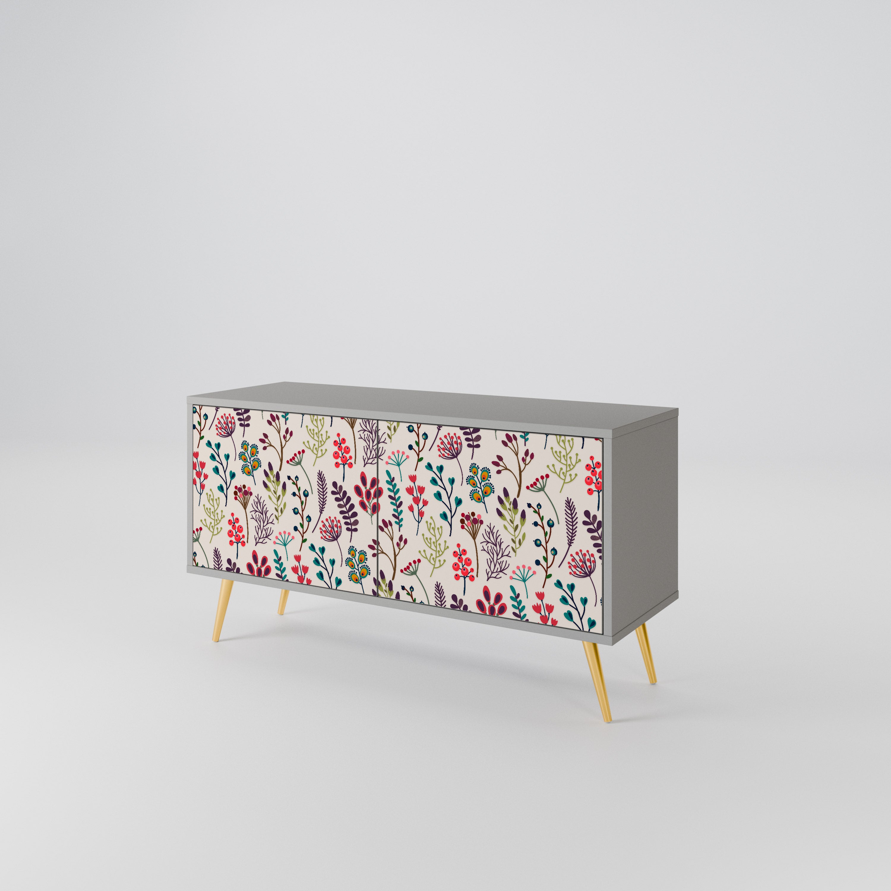 AUTUMN SUNDRIES Compact 2-Door TV Cabinet