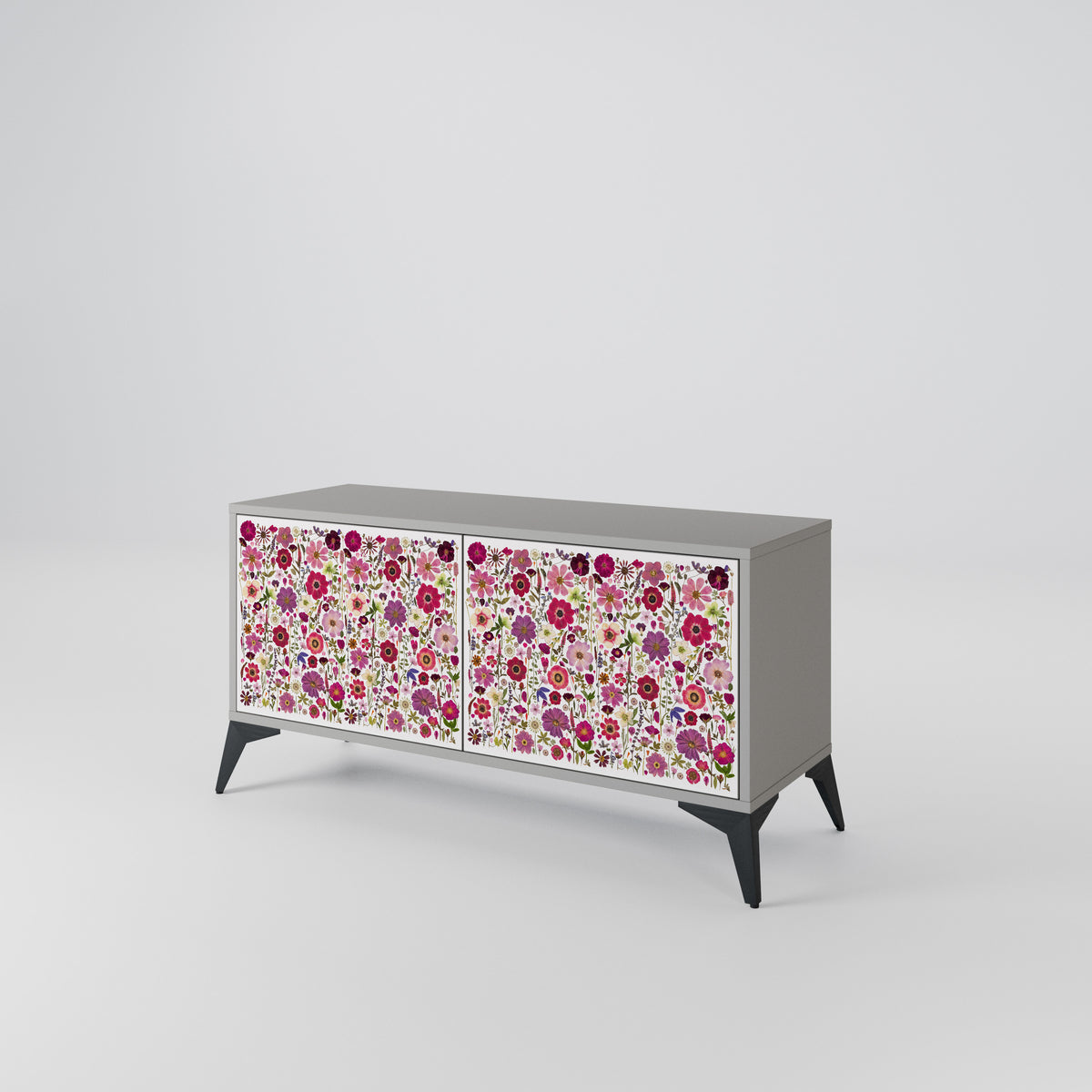 PETAL GARDEN Compact 2-Door TV Cabinet