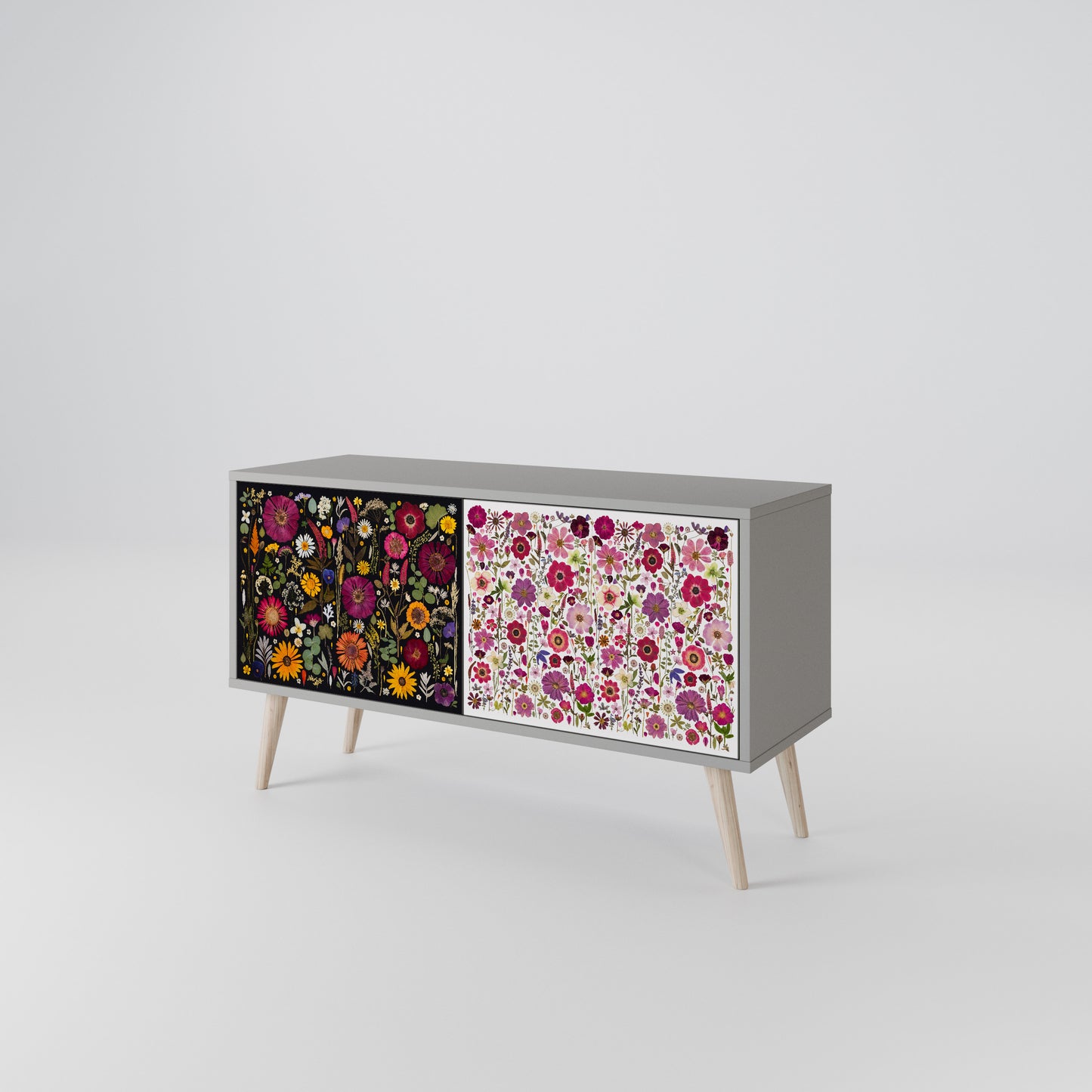 DAYNITE GARDEN Kompakter 2-türiger TV-Schrank