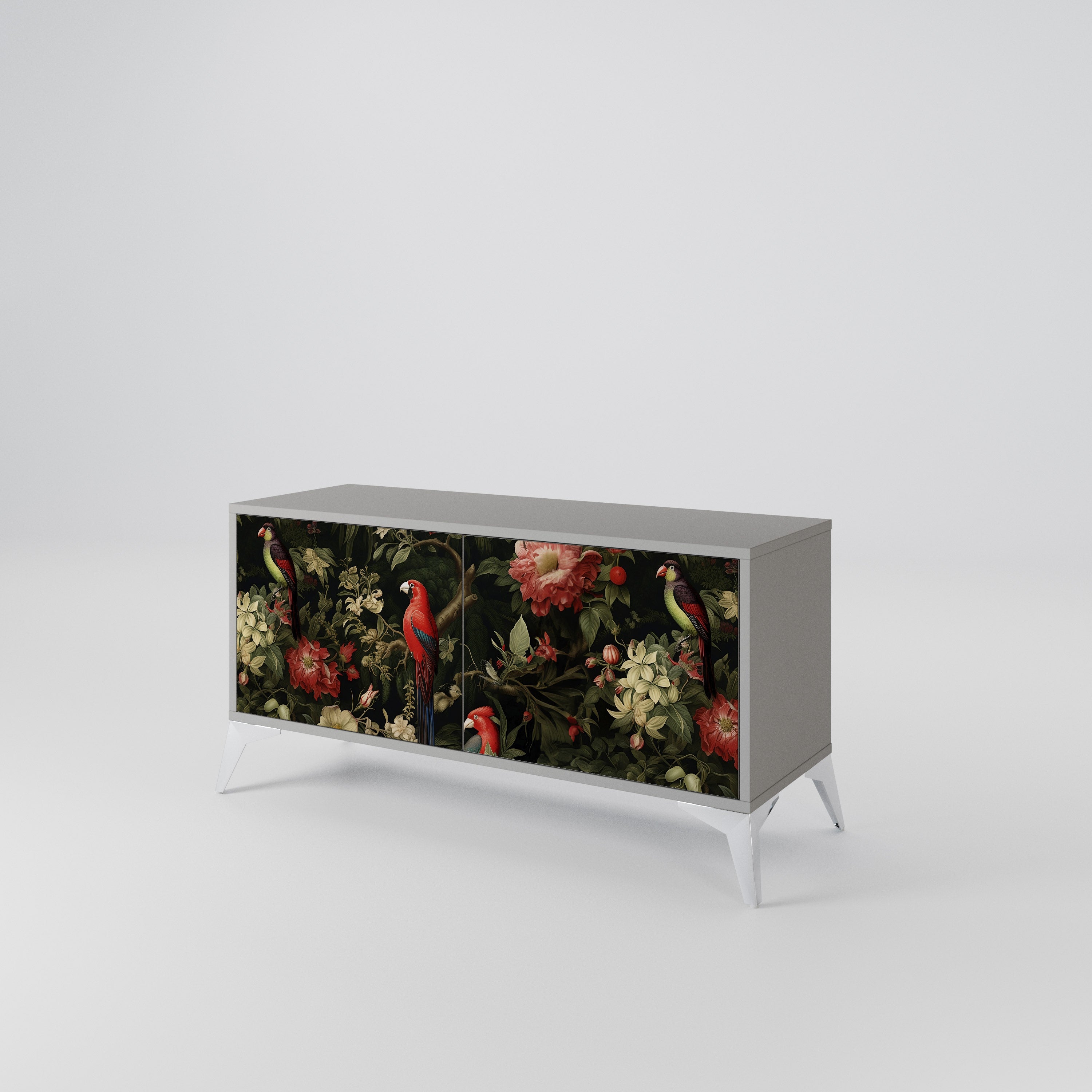 FLORAL FANTASIA Compact 2-Door TV Cabinet