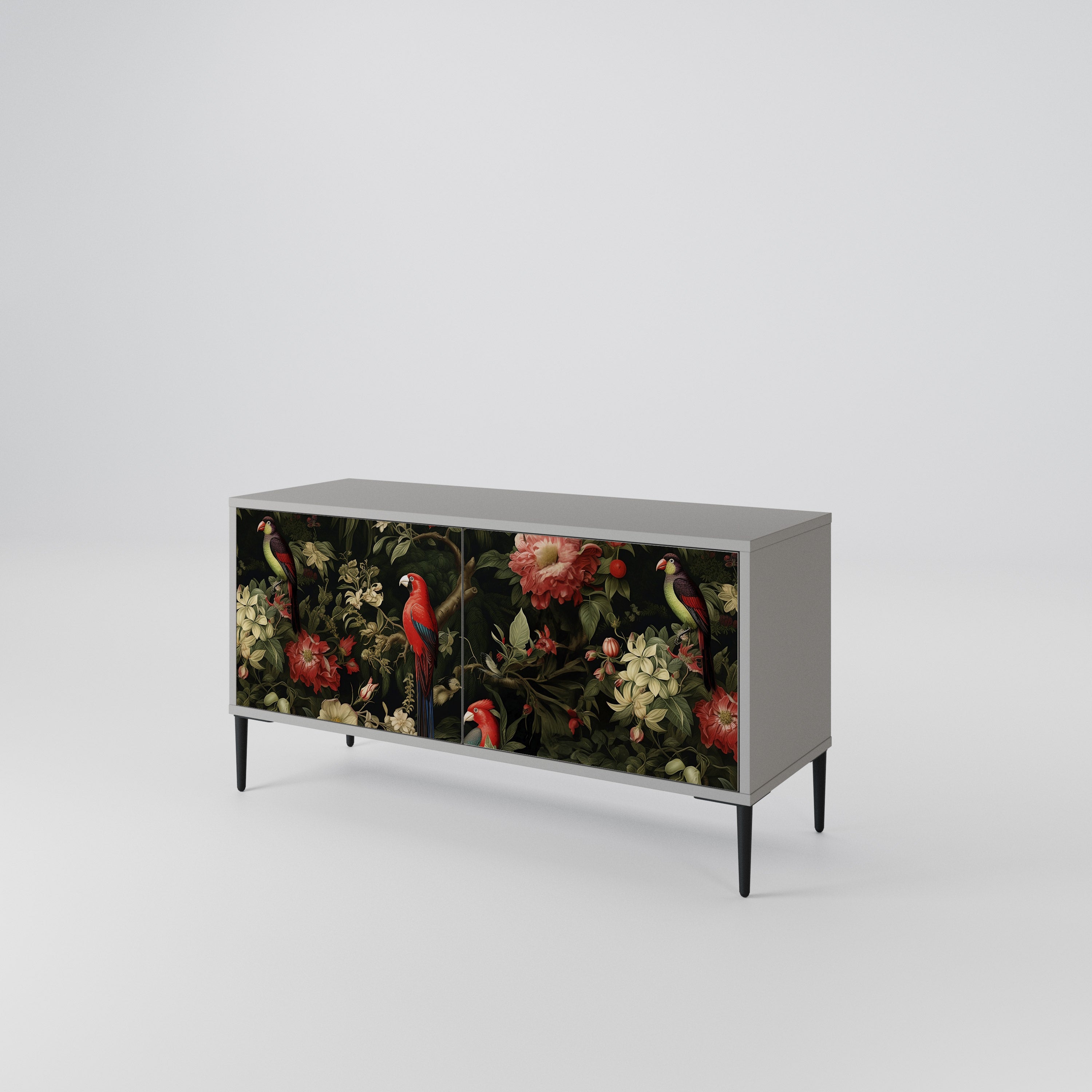 FLORAL FANTASIA Compact 2-Door TV Cabinet