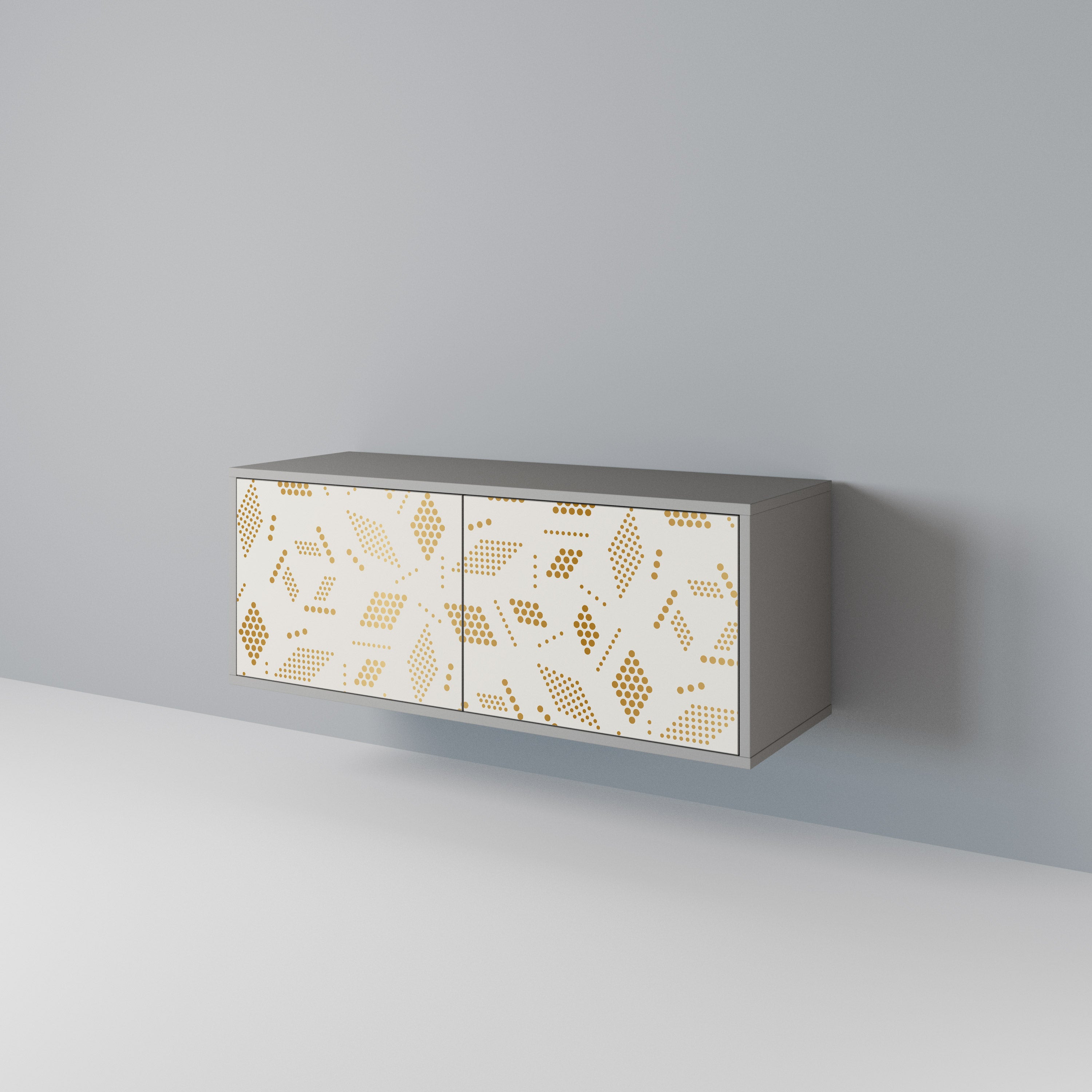 SPOTTED DAZE Compact 2-Door TV Cabinet