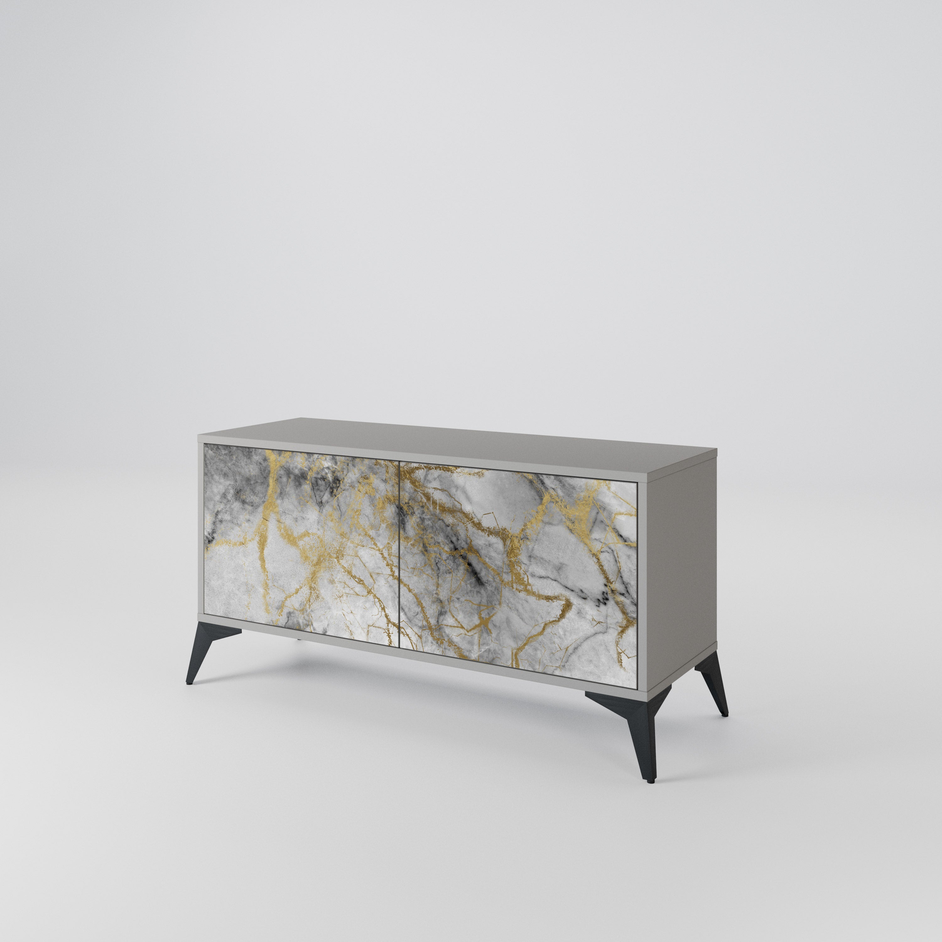 TIMELESS GLIDE Compact 2-Door TV Cabinet