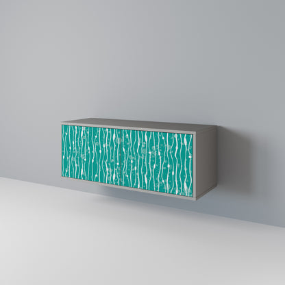 TURQUOISE RAIN Kompaktes 2-türiges TV-Lowboard