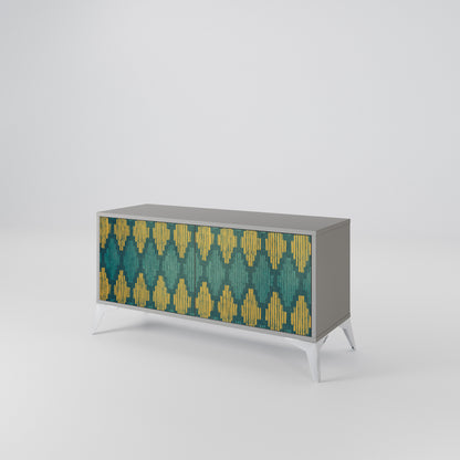 POLYGONS Kompaktes 2-türiges TV-Lowboard