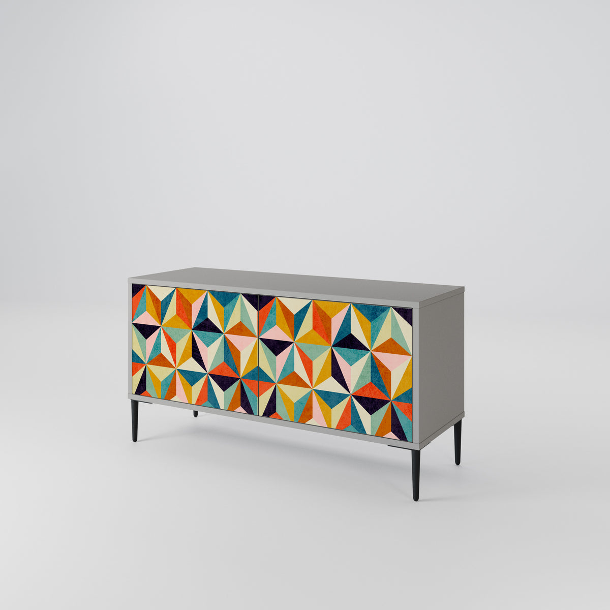 TESSELATE TREASURES Kompaktes 2-türiges TV-Lowboard