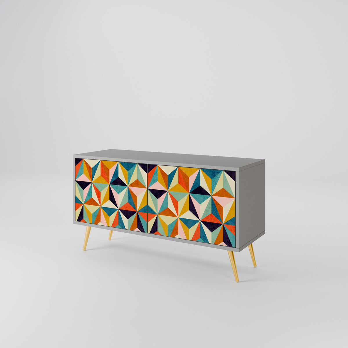 TESSELATE TREASURES Kompaktes 2-türiges TV-Lowboard