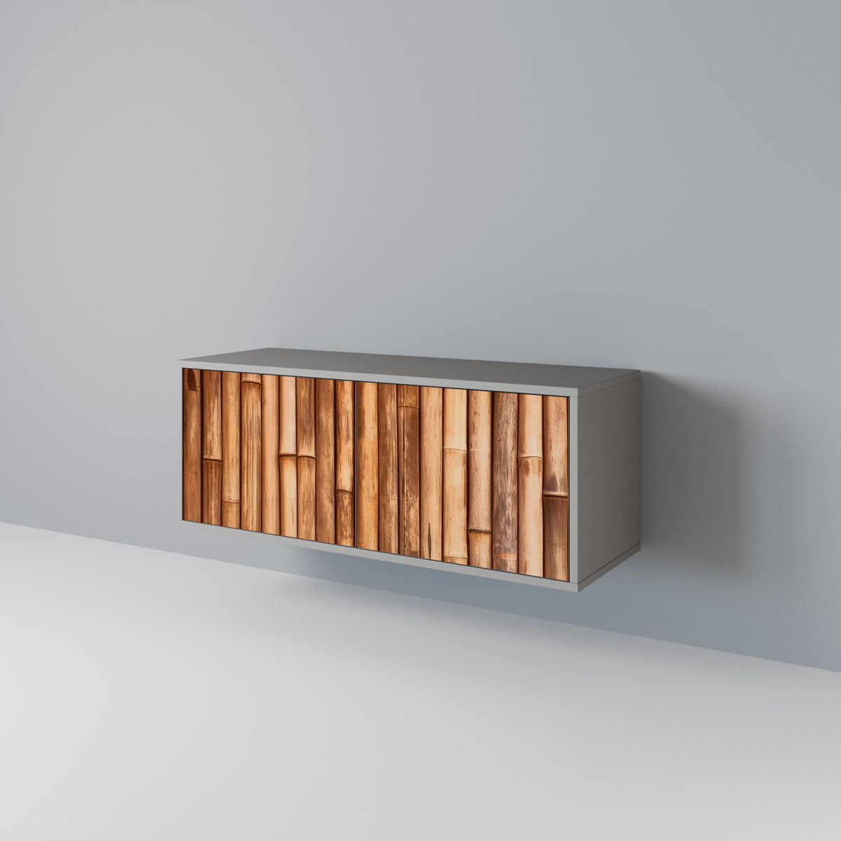 NATURAL WOOD Kompaktes 2-türiges TV-Lowboard