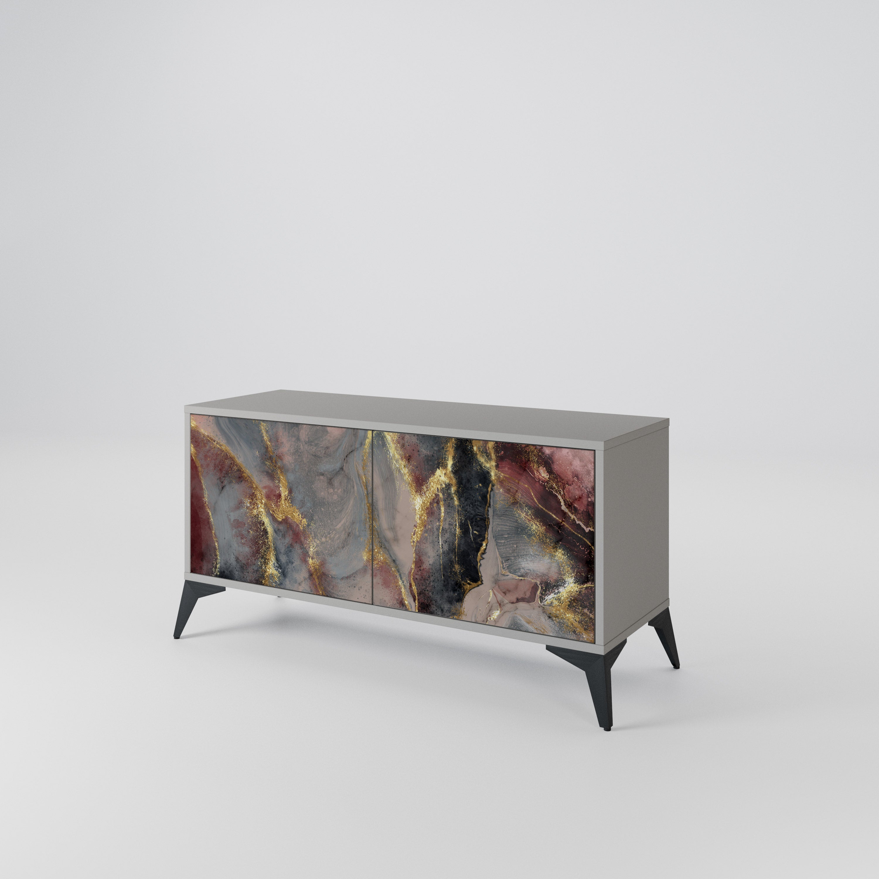 GOLDEN TIDES Compact 2-Door TV Cabinet