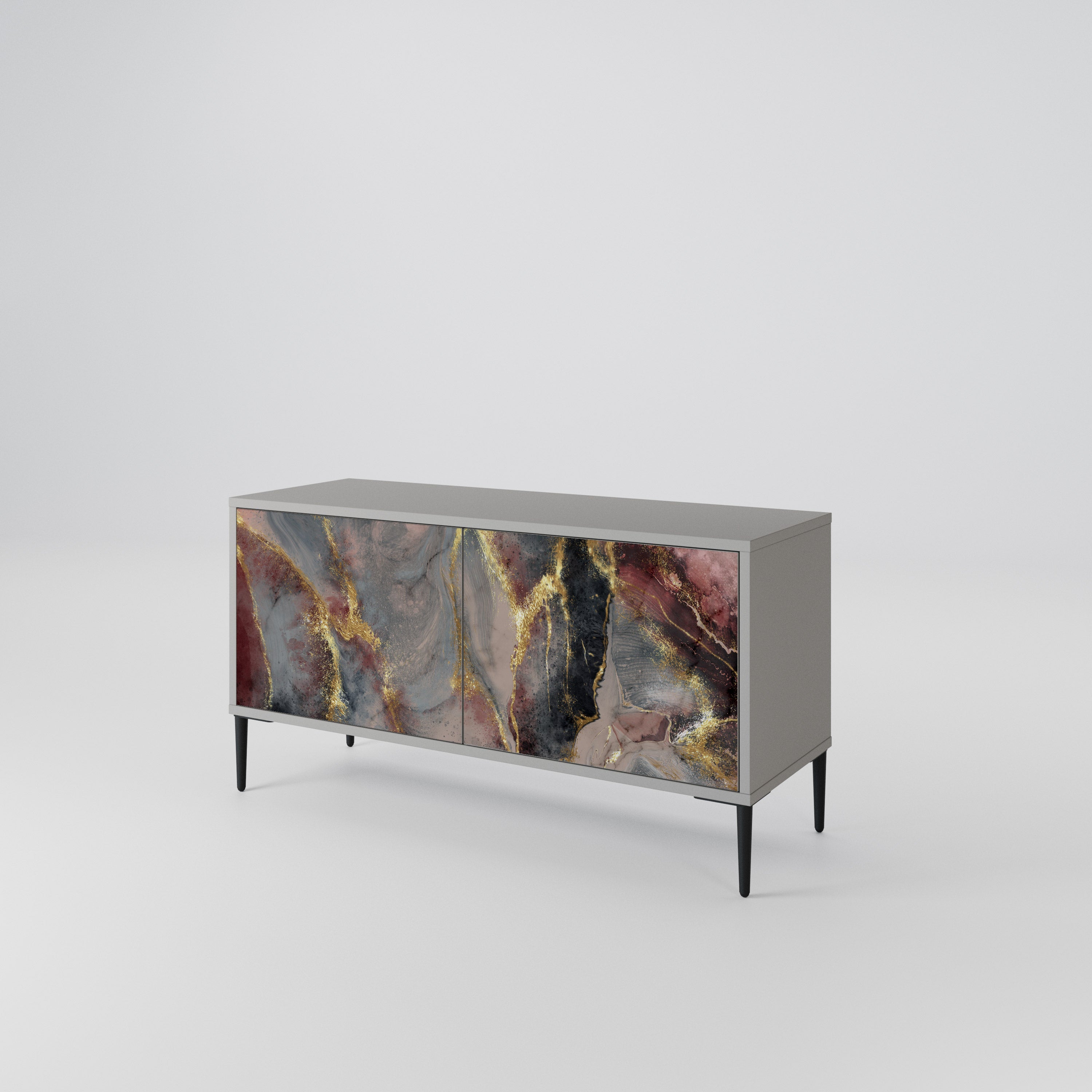 GOLDEN TIDES Compact 2-Door TV Cabinet