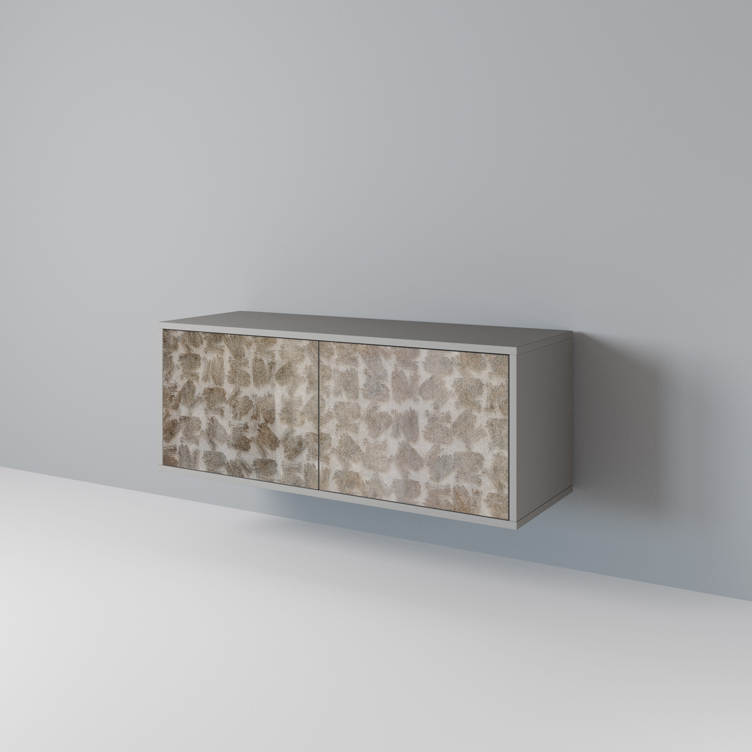 SLIGHTLY BLURRED Compact 2-Door TV Cabinet