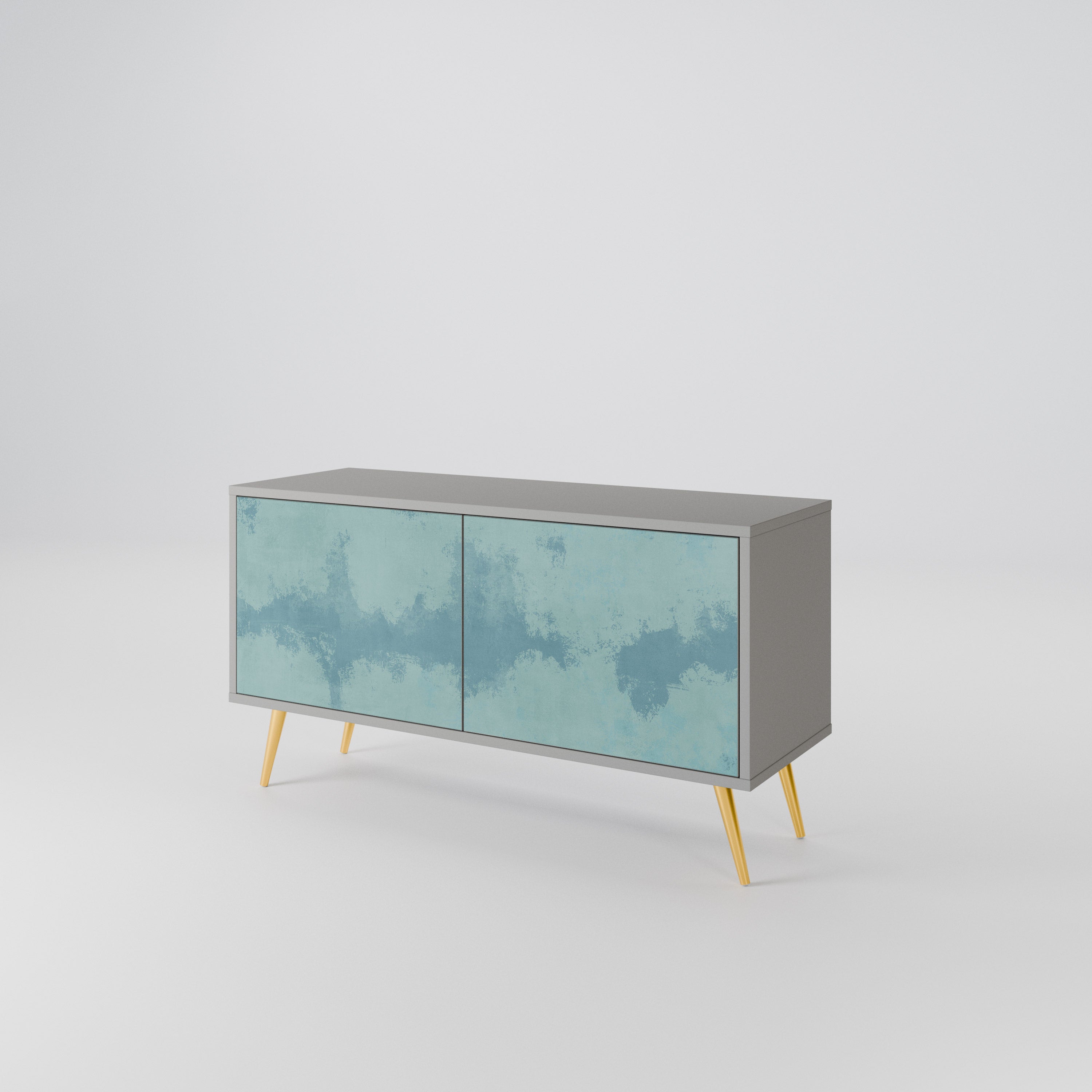 SKY WASH Compact 2-Door TV Cabinet