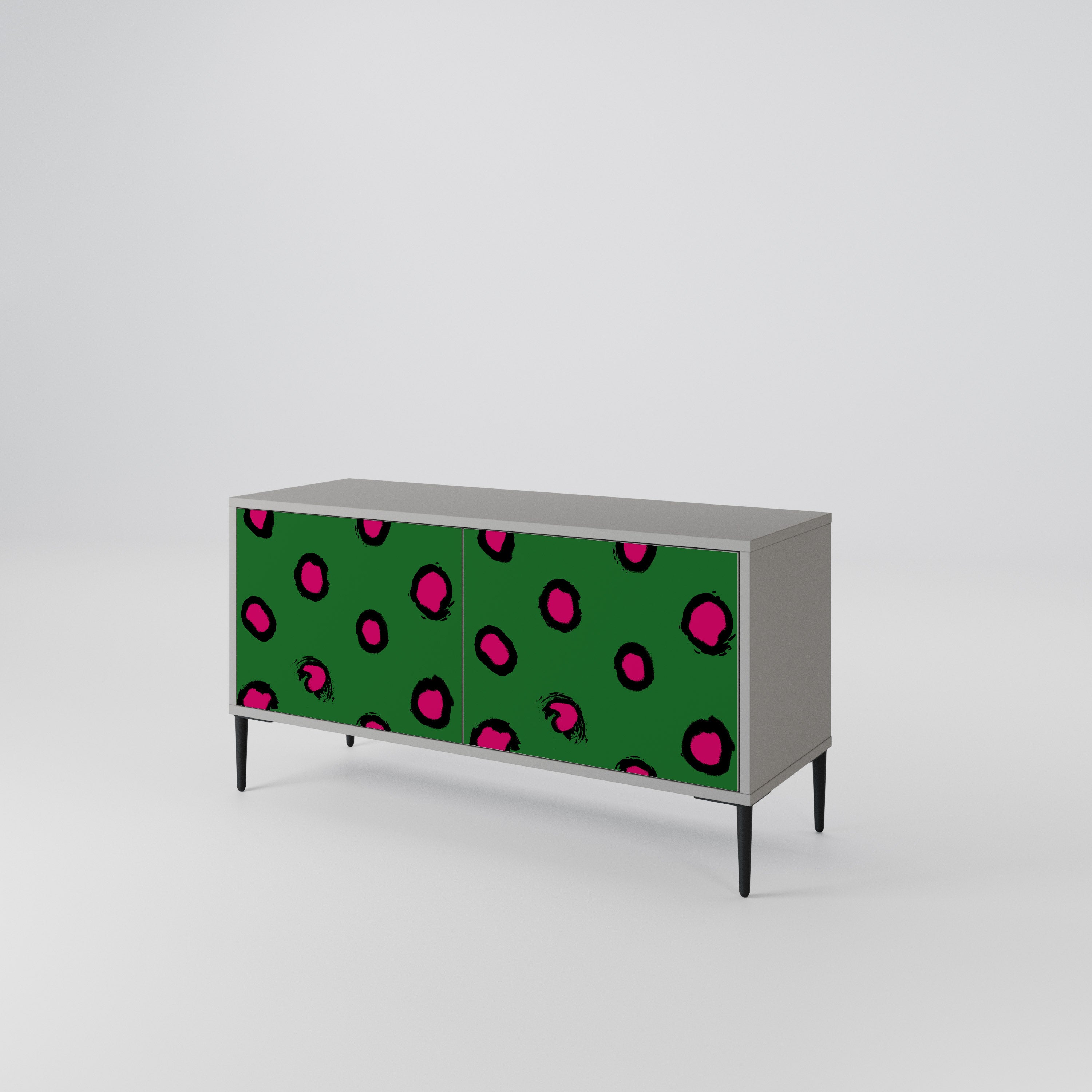 FUNKY SPOTS Compact 2-Door TV Cabinet