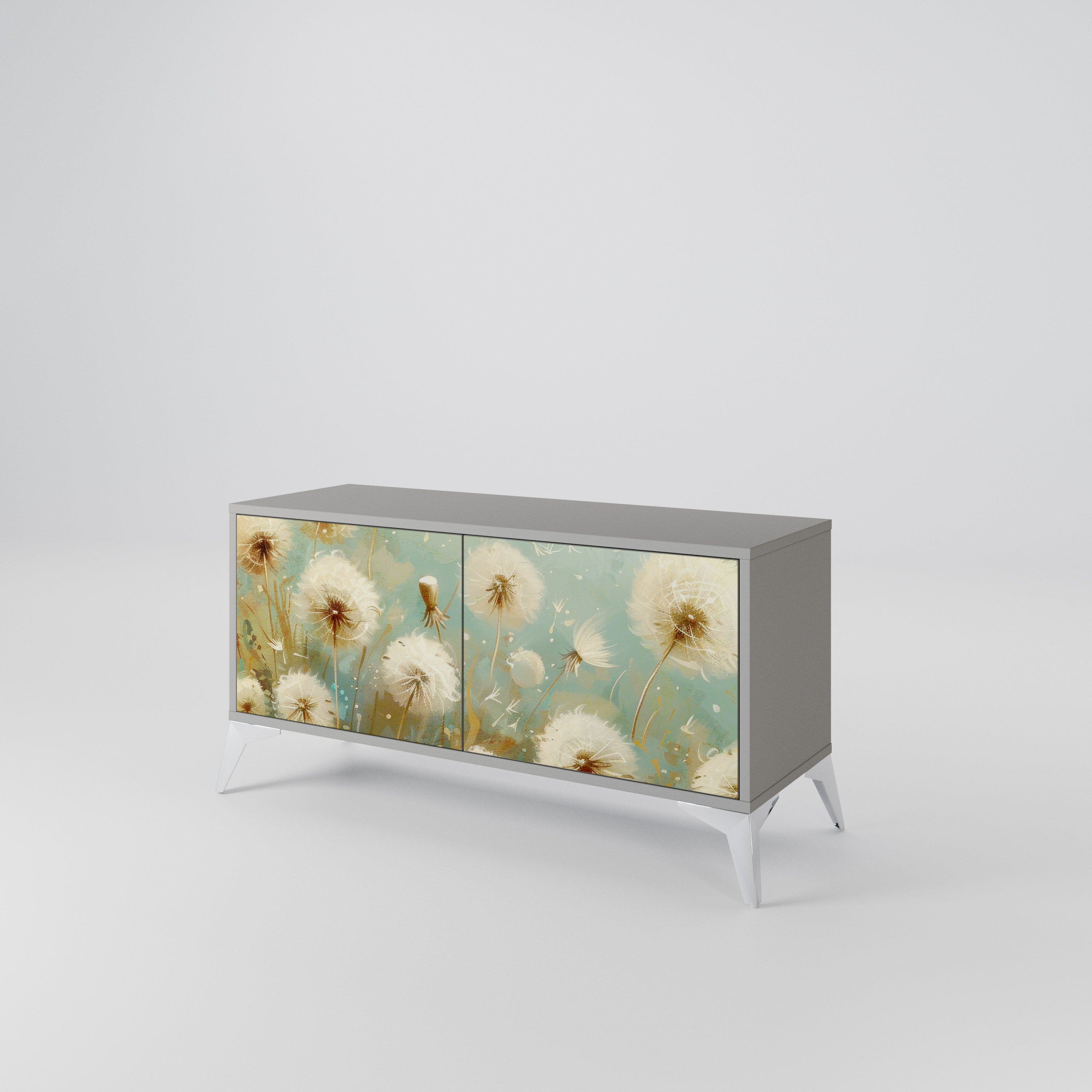DREAMY MEADOW Compact 2-Door TV Cabinet