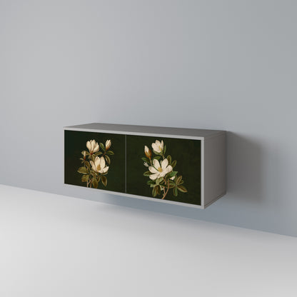 FLORAL NOIR Kompaktes 2-türiges TV-Lowboard
