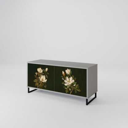 FLORAL NOIR Kompaktes 2-türiges TV-Lowboard