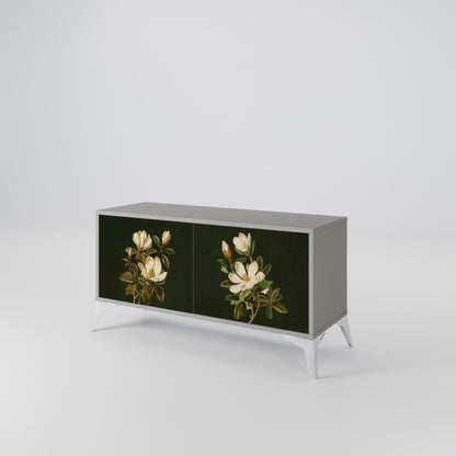 FLORAL NOIR Kompaktes 2-türiges TV-Lowboard