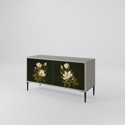FLORAL NOIR Kompaktes 2-türiges TV-Lowboard
