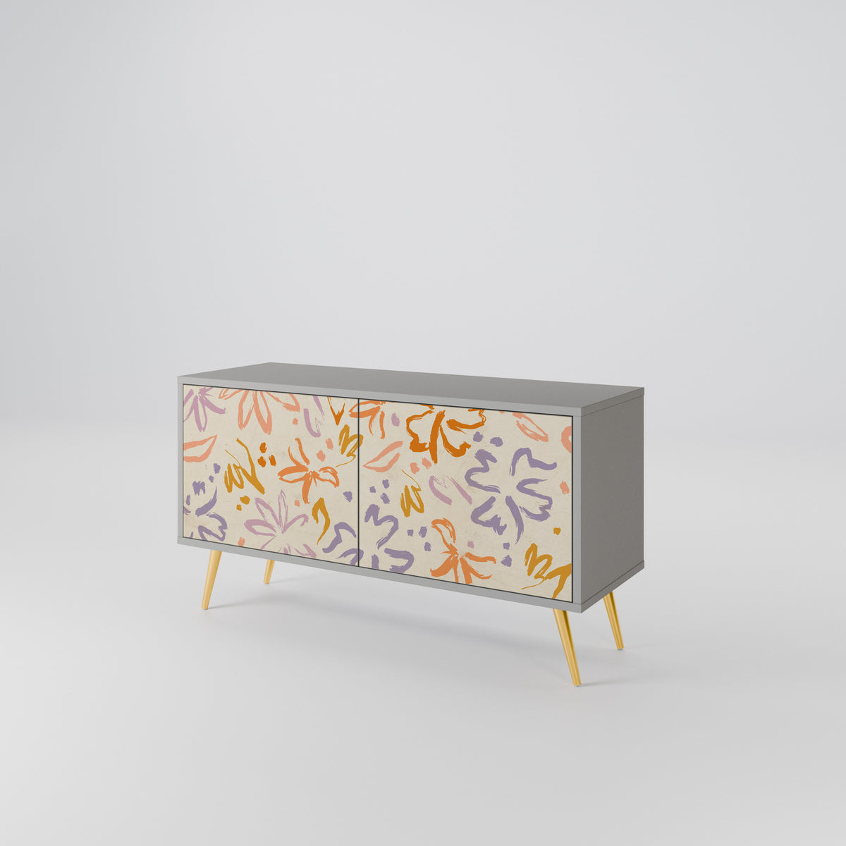 SPRING WHIMSY Kompaktes 2-türiges TV-Lowboard